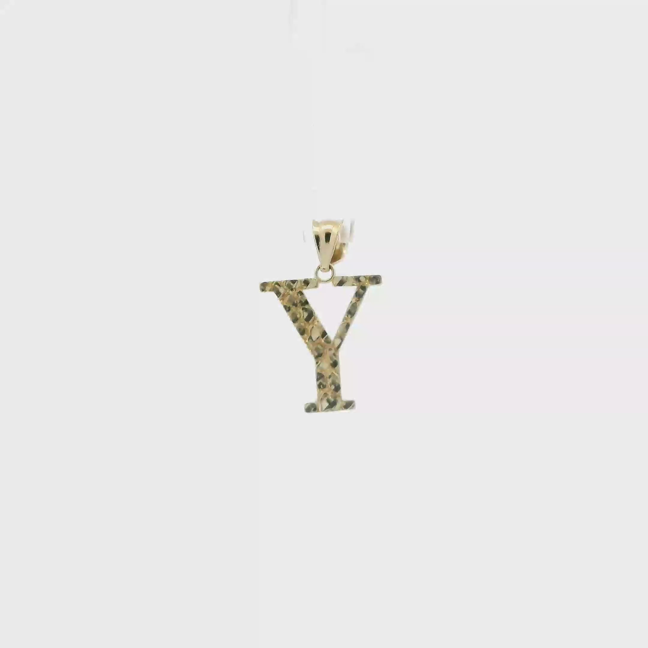10K Yellow Gold Letter 