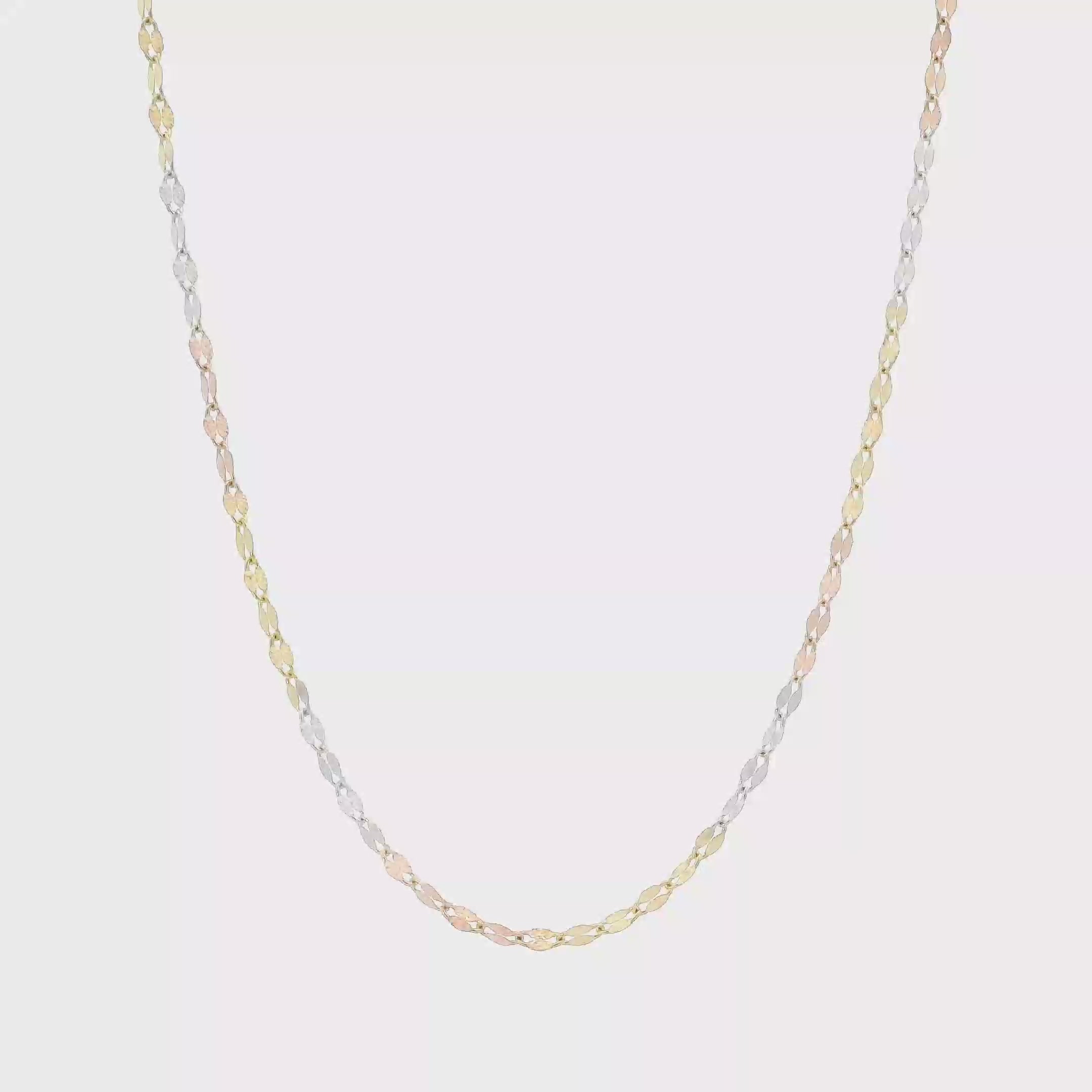 14K Tri Color 22