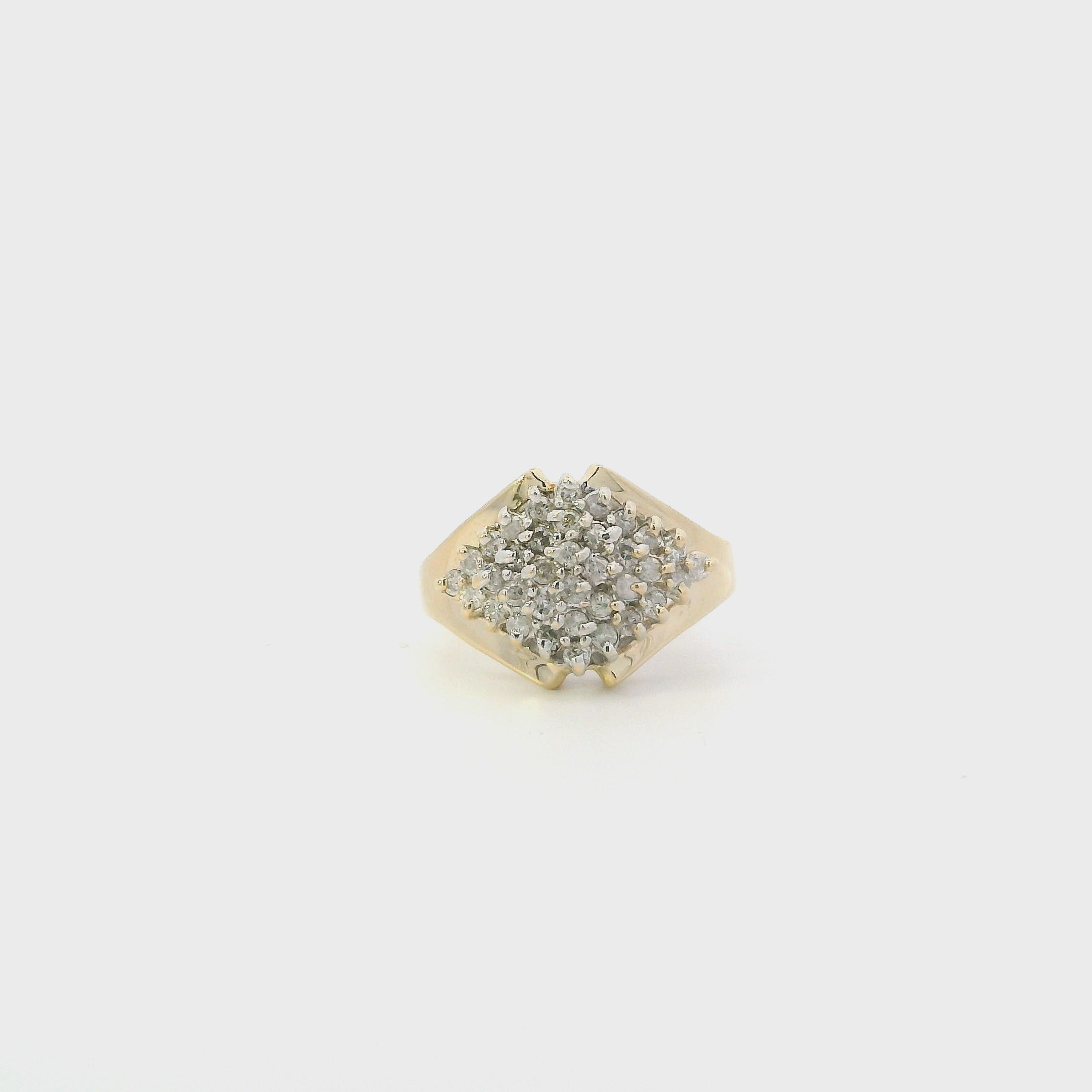 14K Yellow Gold Diamond Ring - 0.45ct