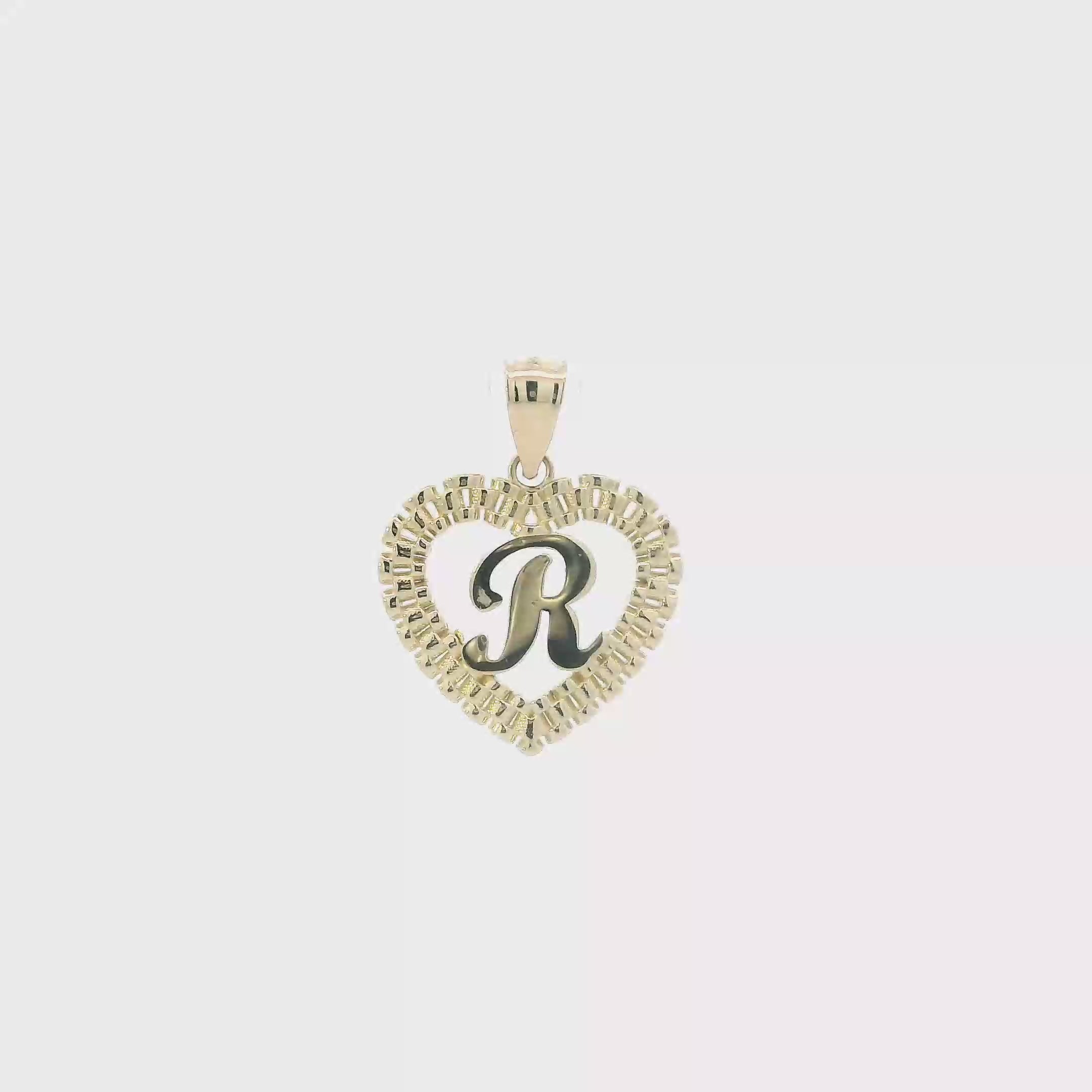 10K Yellow Gold Letter 