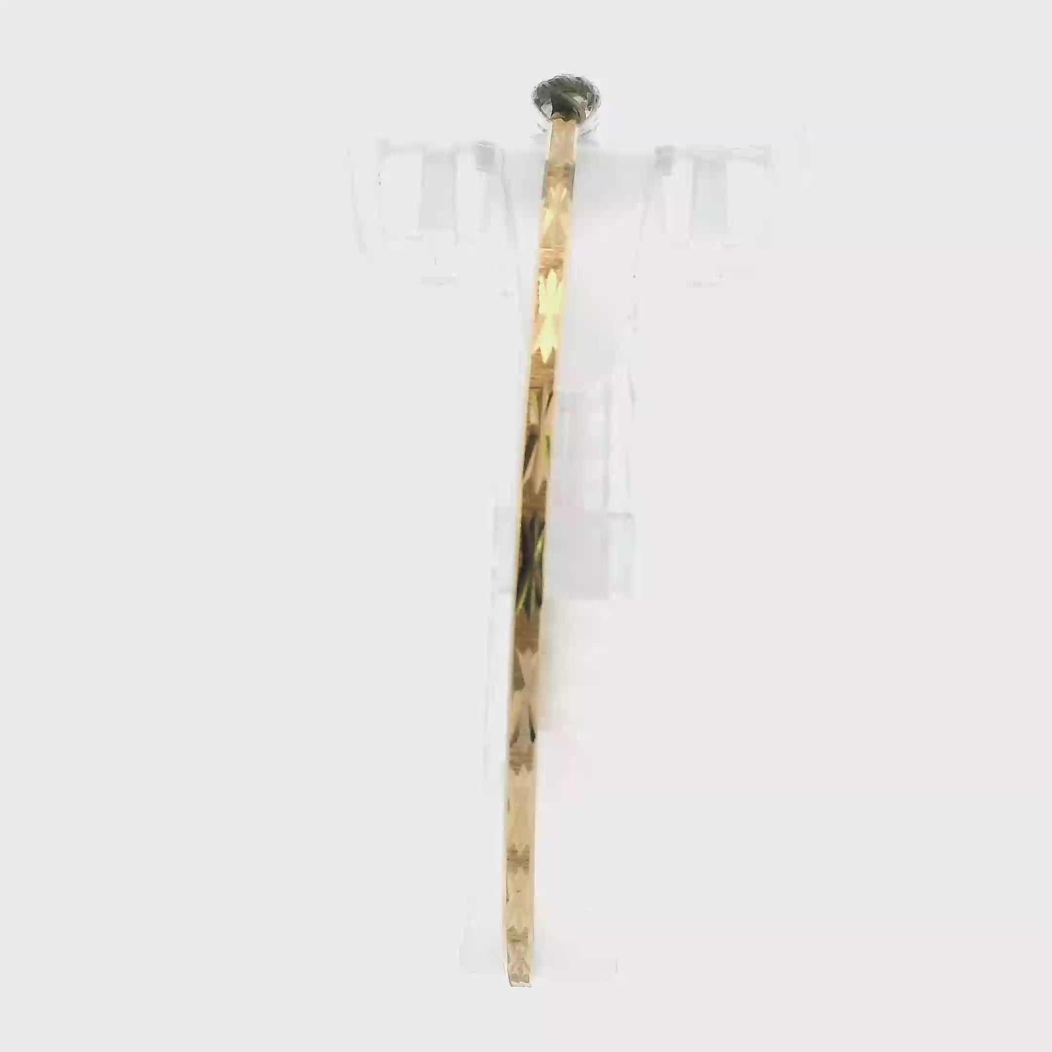 New 14K Yellow Gold Star Design Bangle