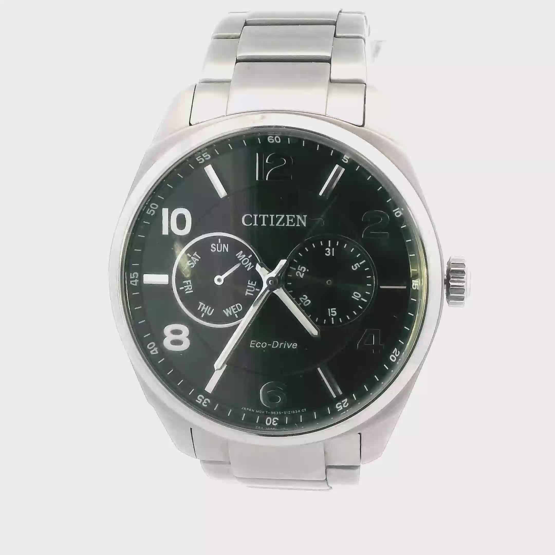 Citizen Corso Eco-Drive Stainless Steel Mens Wristwatch - 8635-S083796