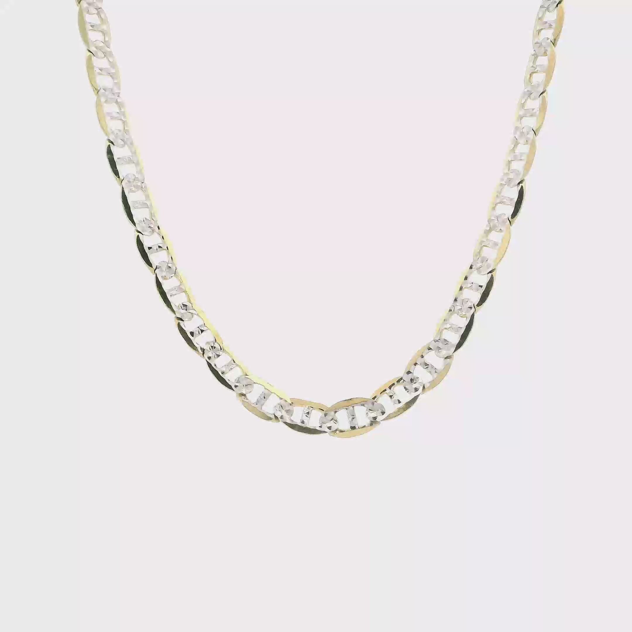 14K Yellow & White Gold 24