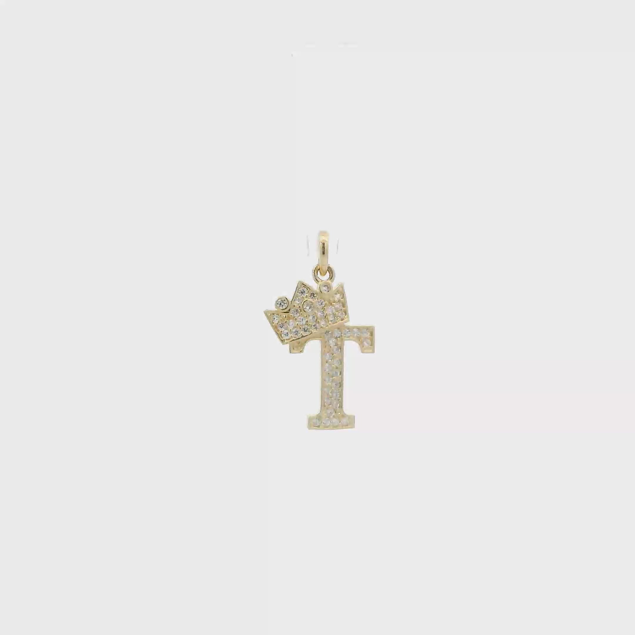10K Yellow Gold Letter 