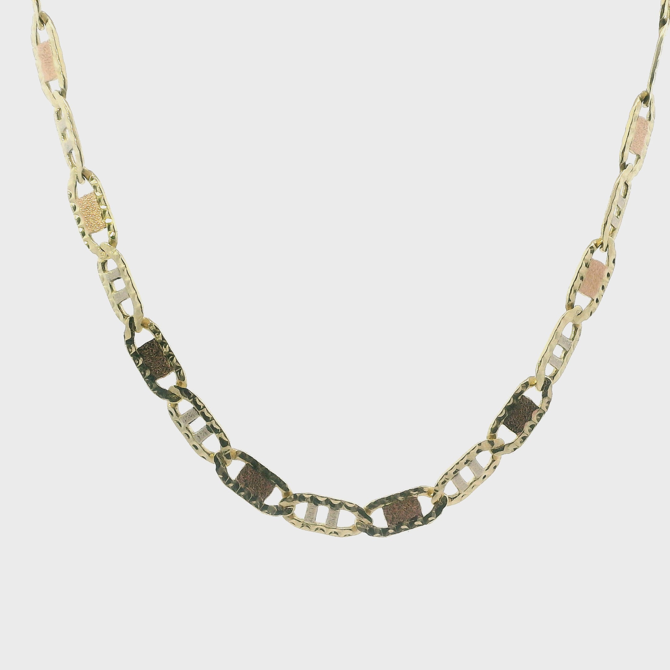 14K Tri Color Gold 21