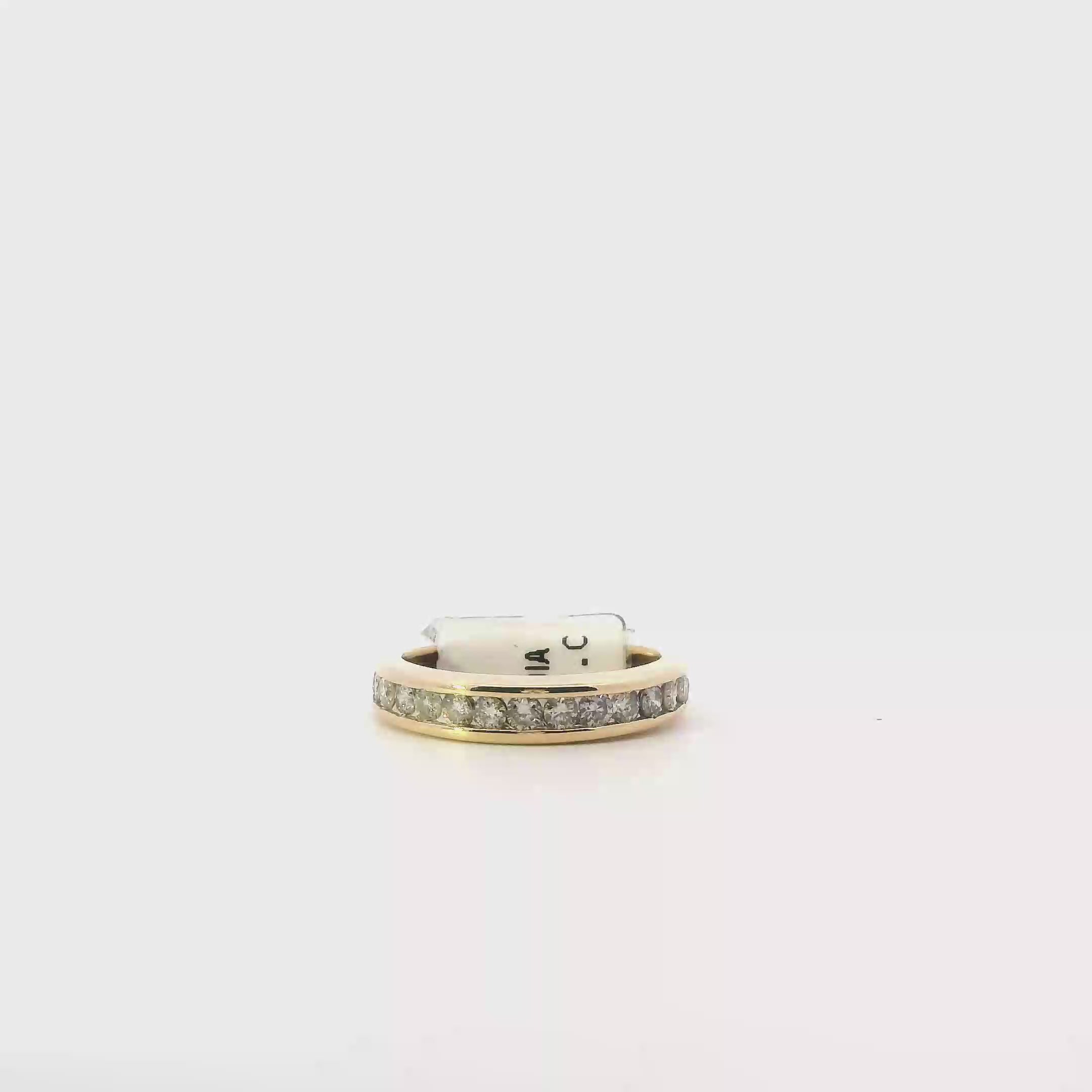 14K Yellow Gold Diamond Women's Ring -0.67ct