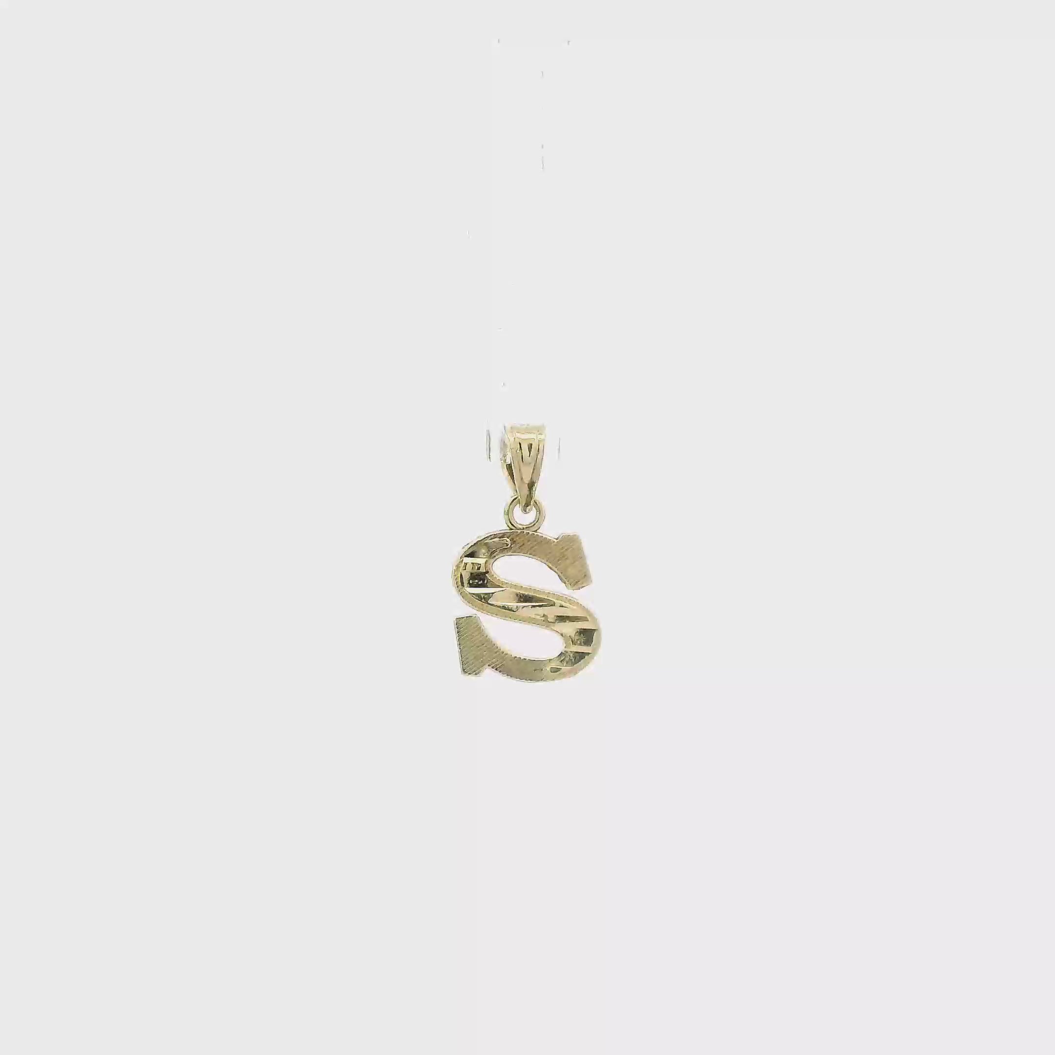 10K Yellow Gold Letter 