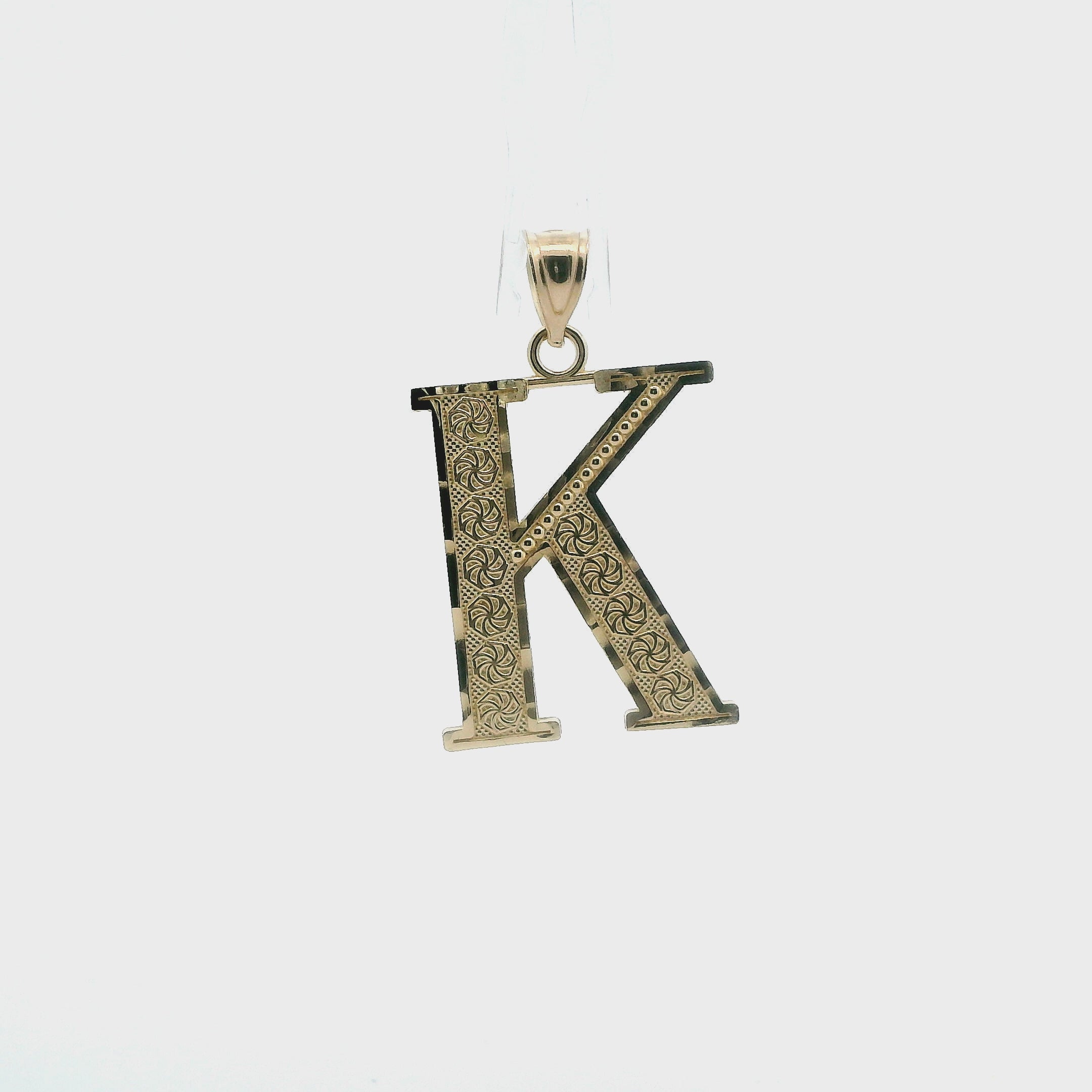 10K Yellow Gold Letter 