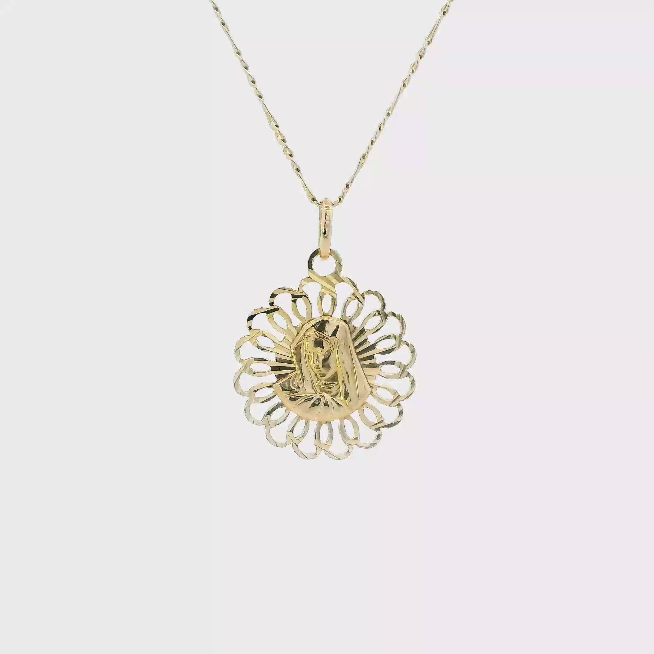 14K Yellow Gold 18.5