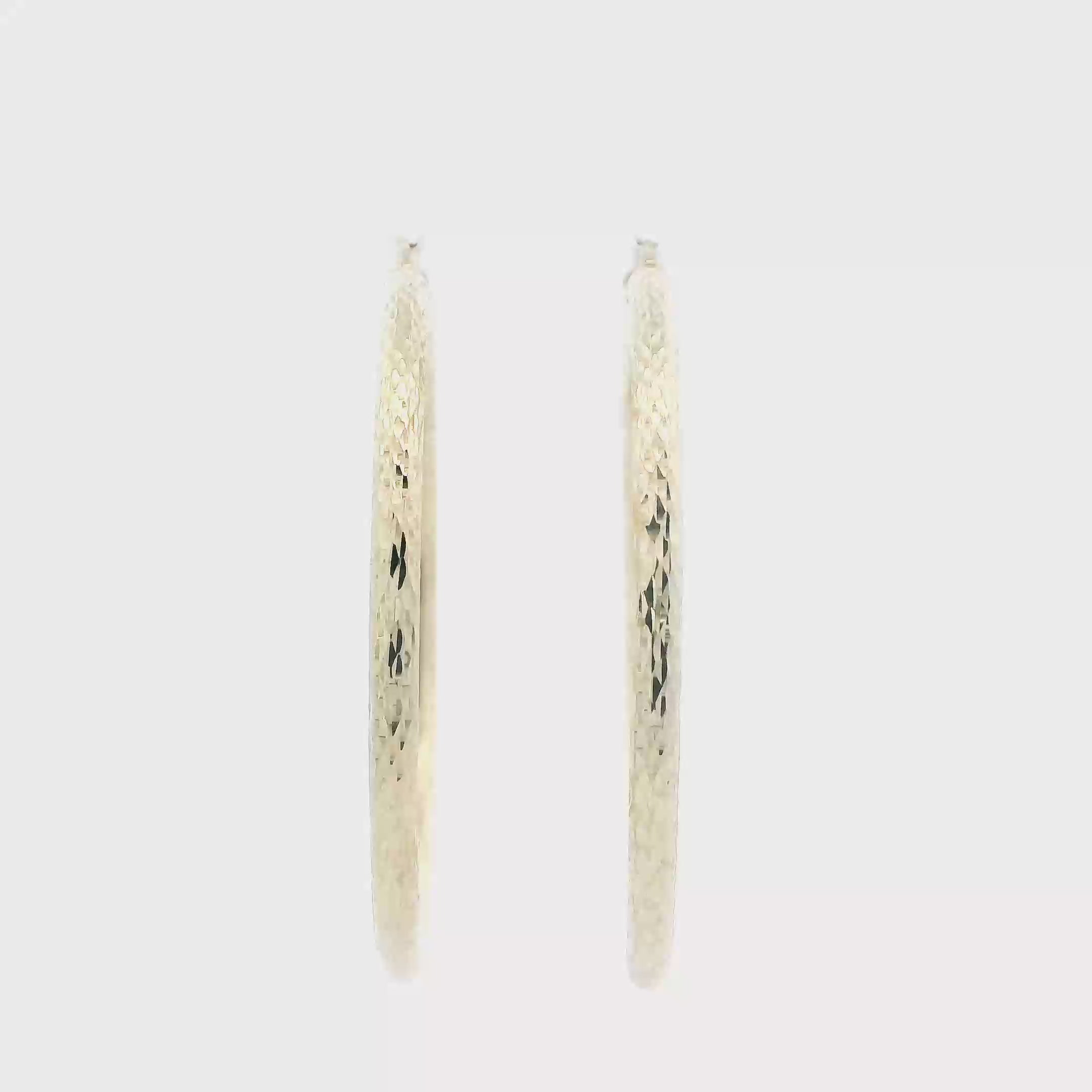 10K Yellow Gold Hoop Earrings