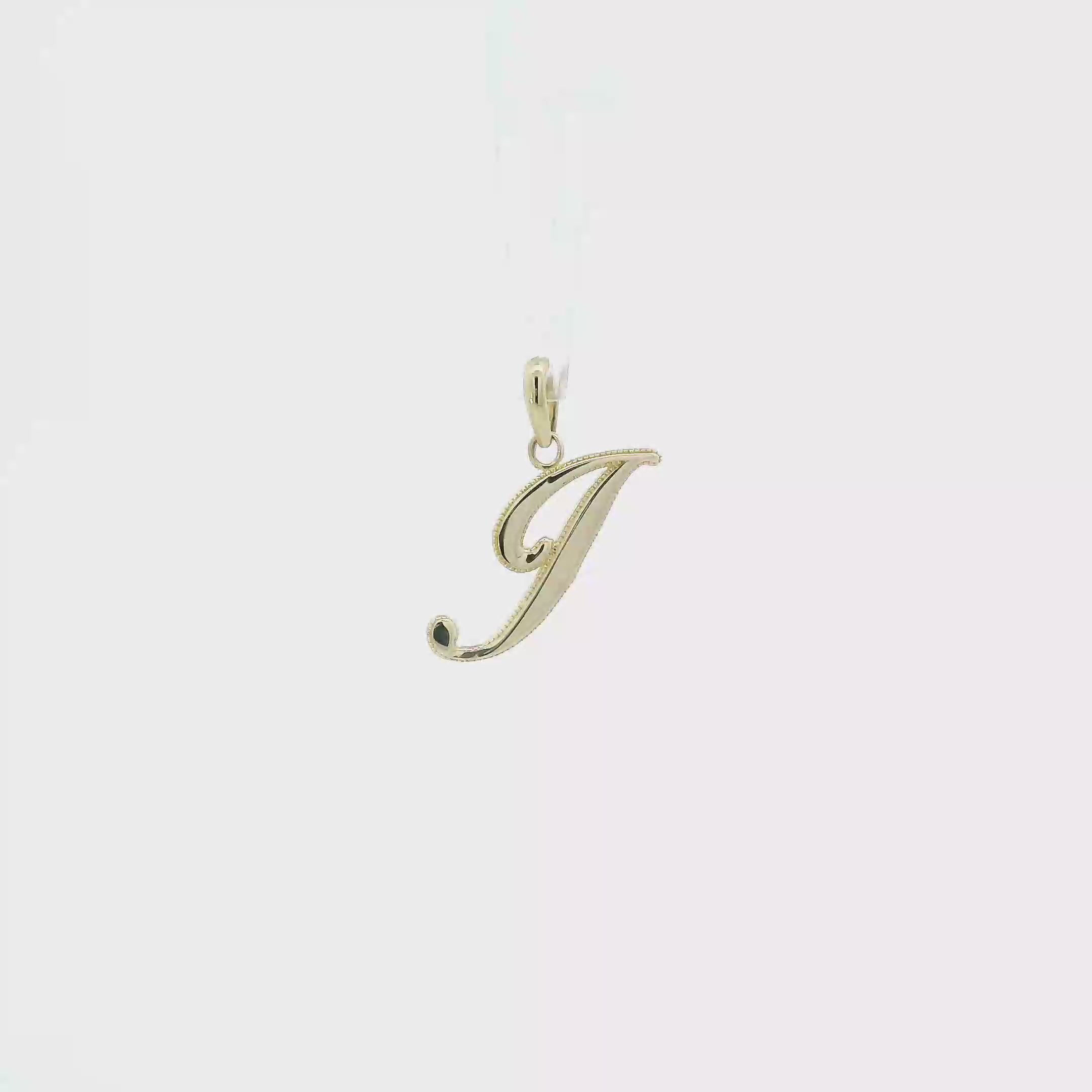 10K Yellow Gold Letter 