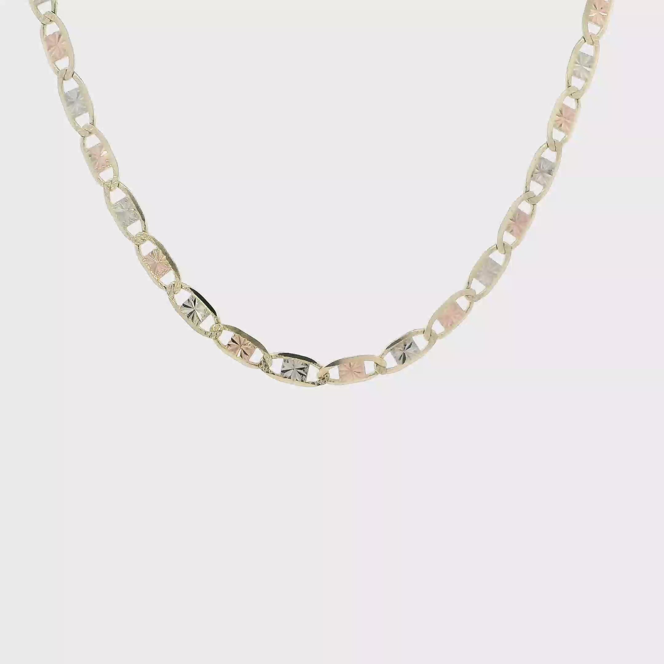 14K Tri Color 20