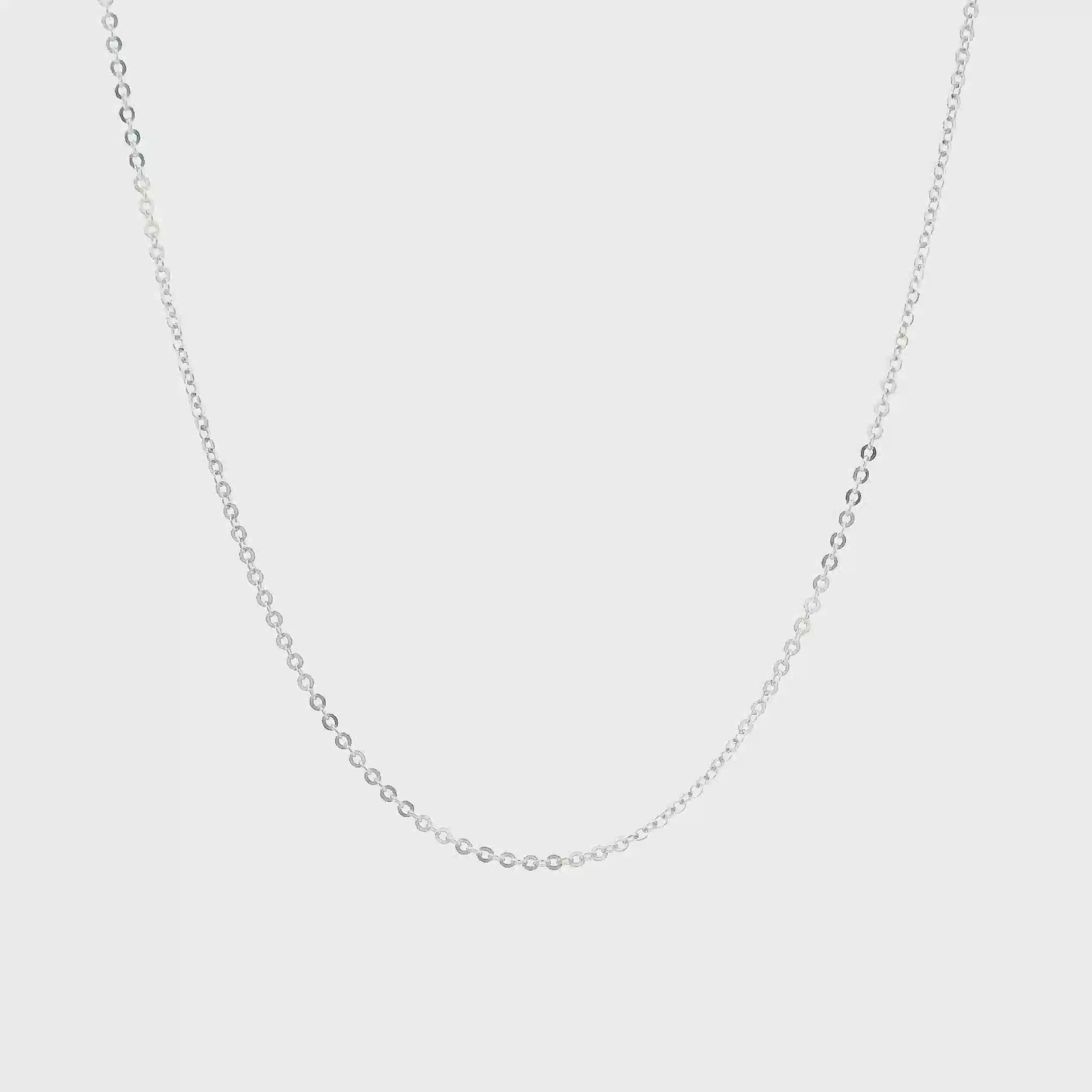 14K White Gold 16