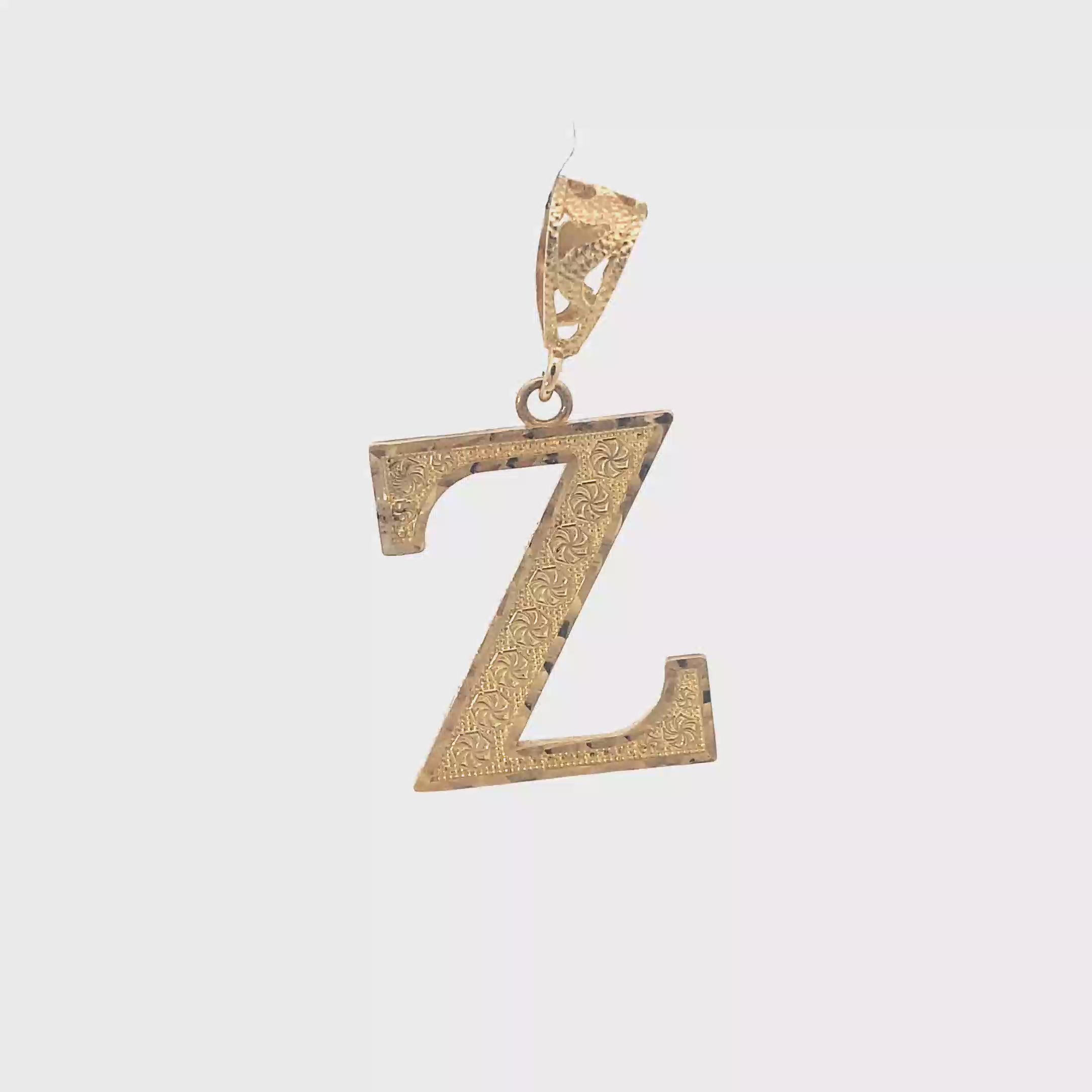 10K Yellow Gold Letter 