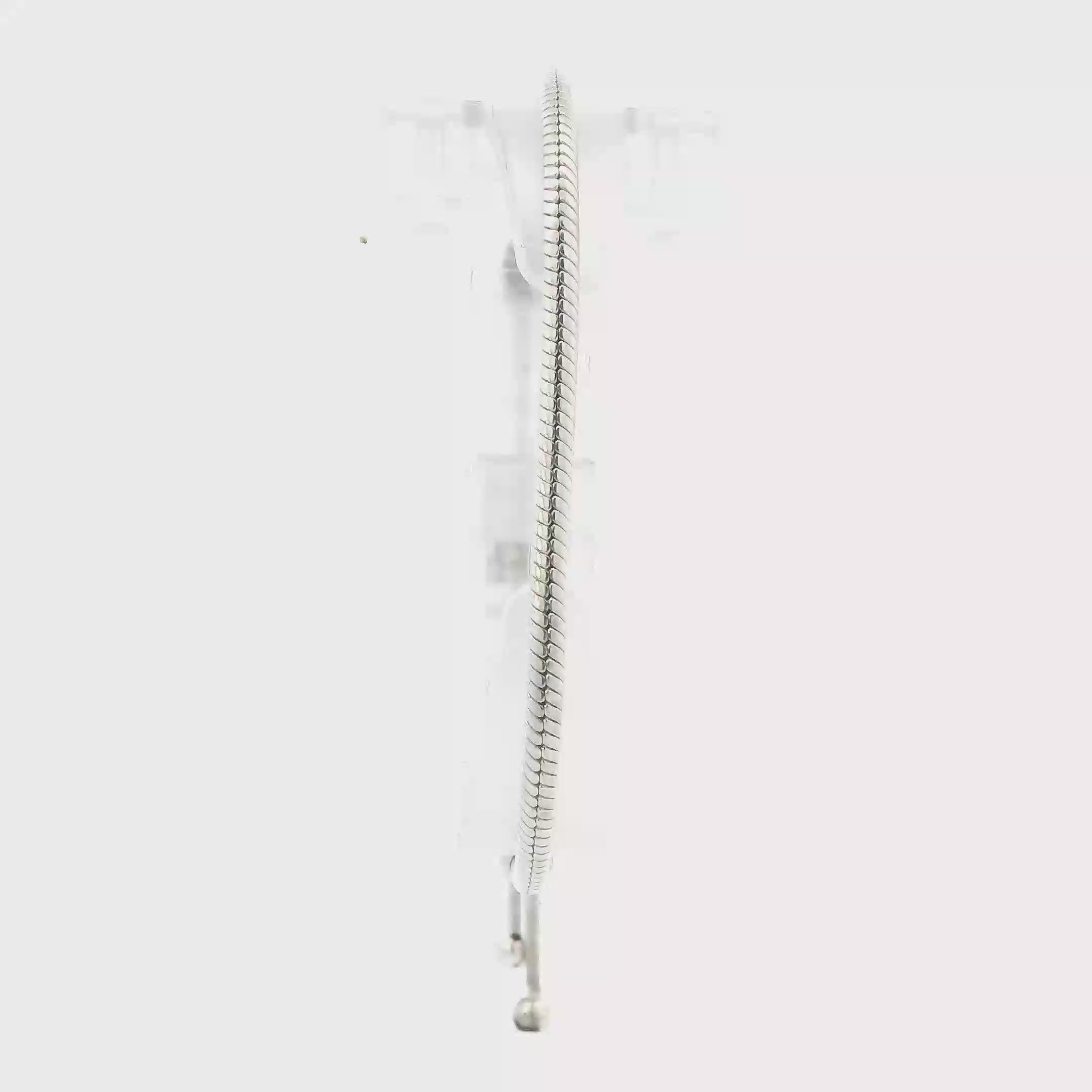 Pandora Silver Snake Link Bracelet With Mouse Disney Slider