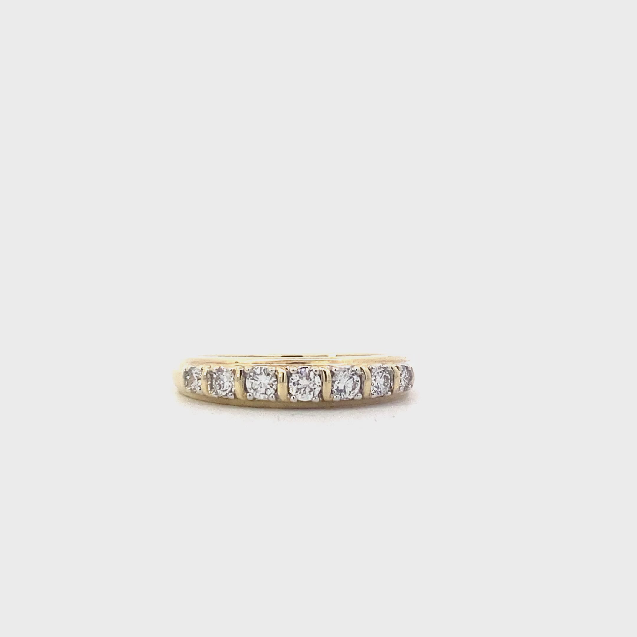 10K Yellow Lab Grown Diamond Ring - 0.36ct