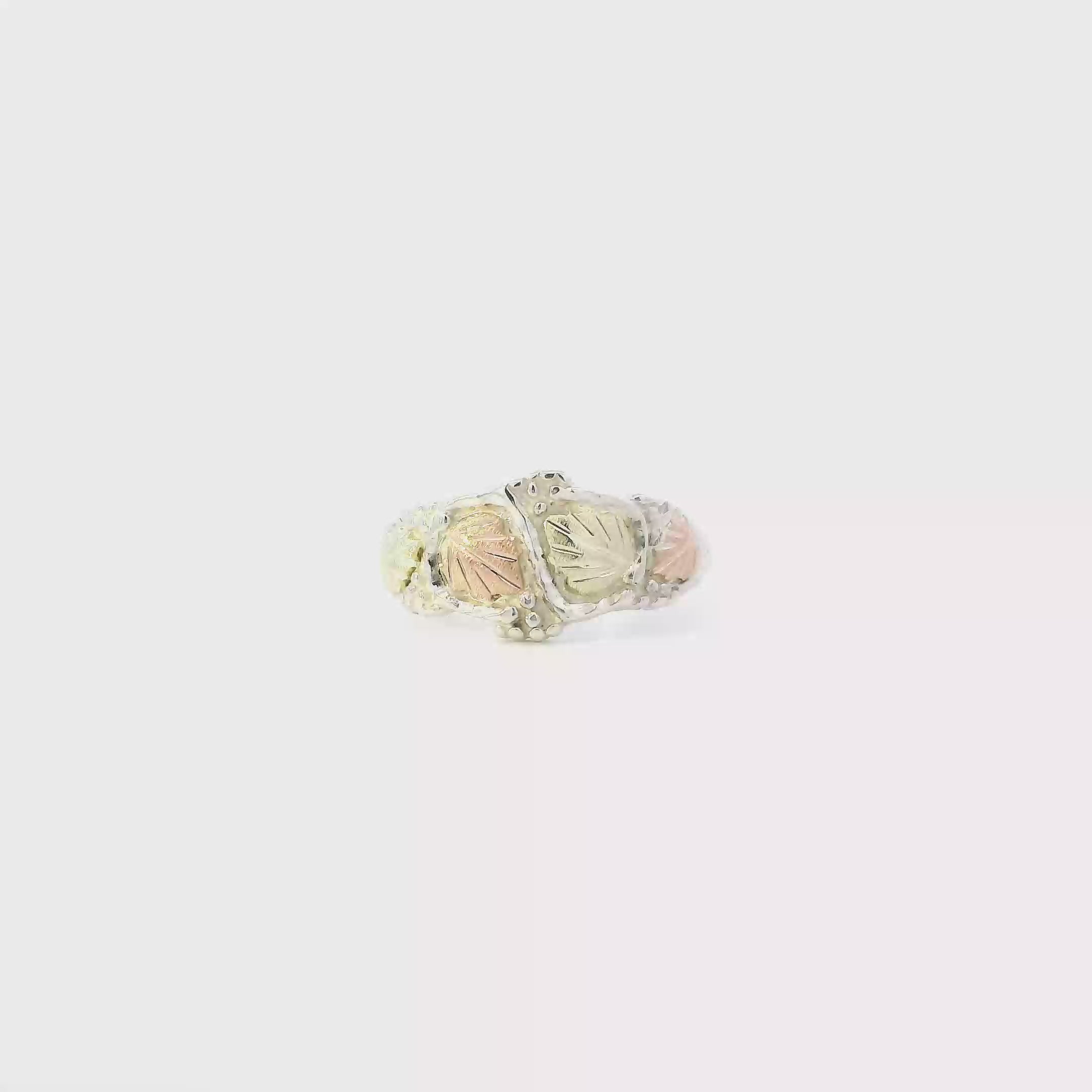 Silver Leaf Style Hallmarked 