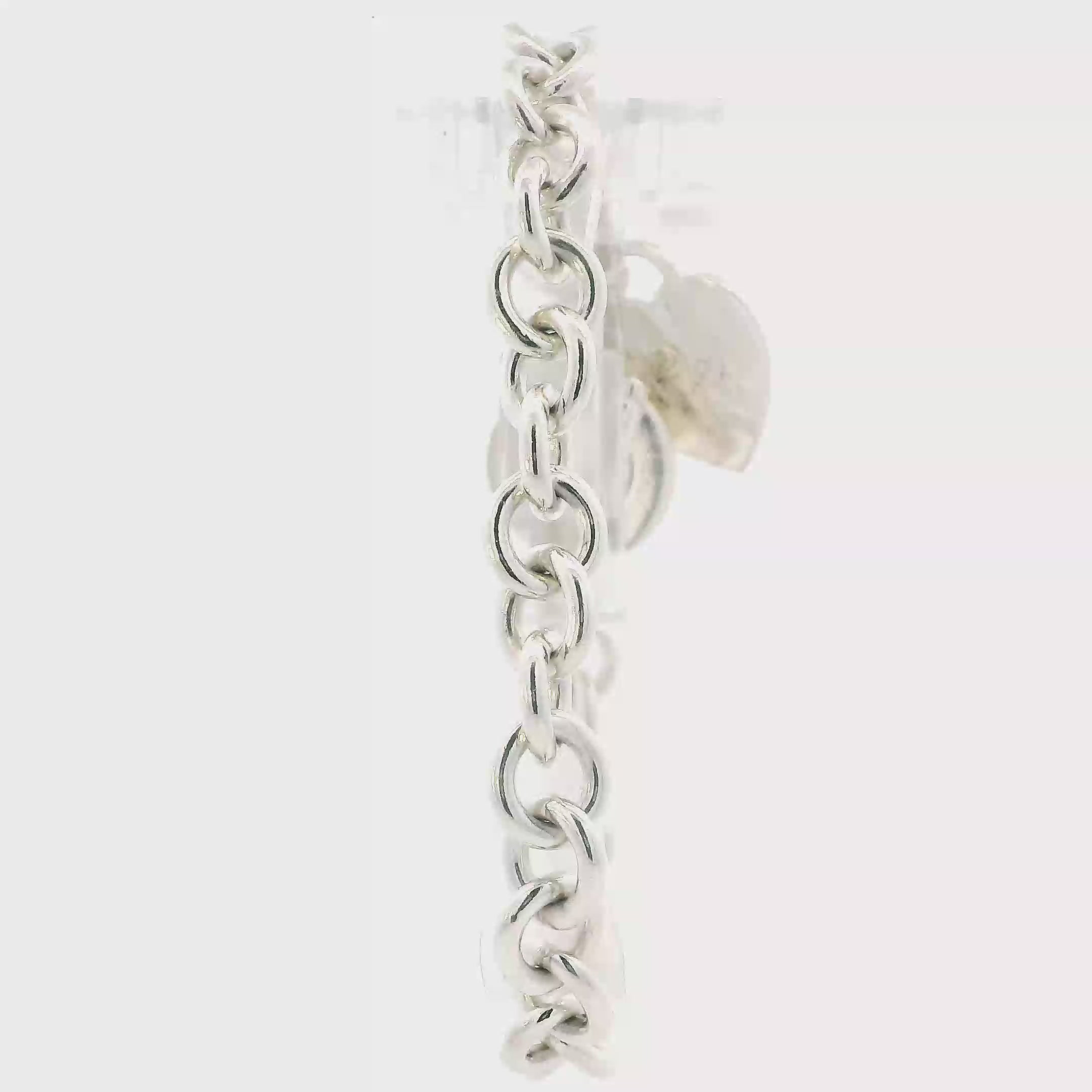 Tiffany & Co. Return To Tiffany Silver Heart Tag Toggle Bracelet