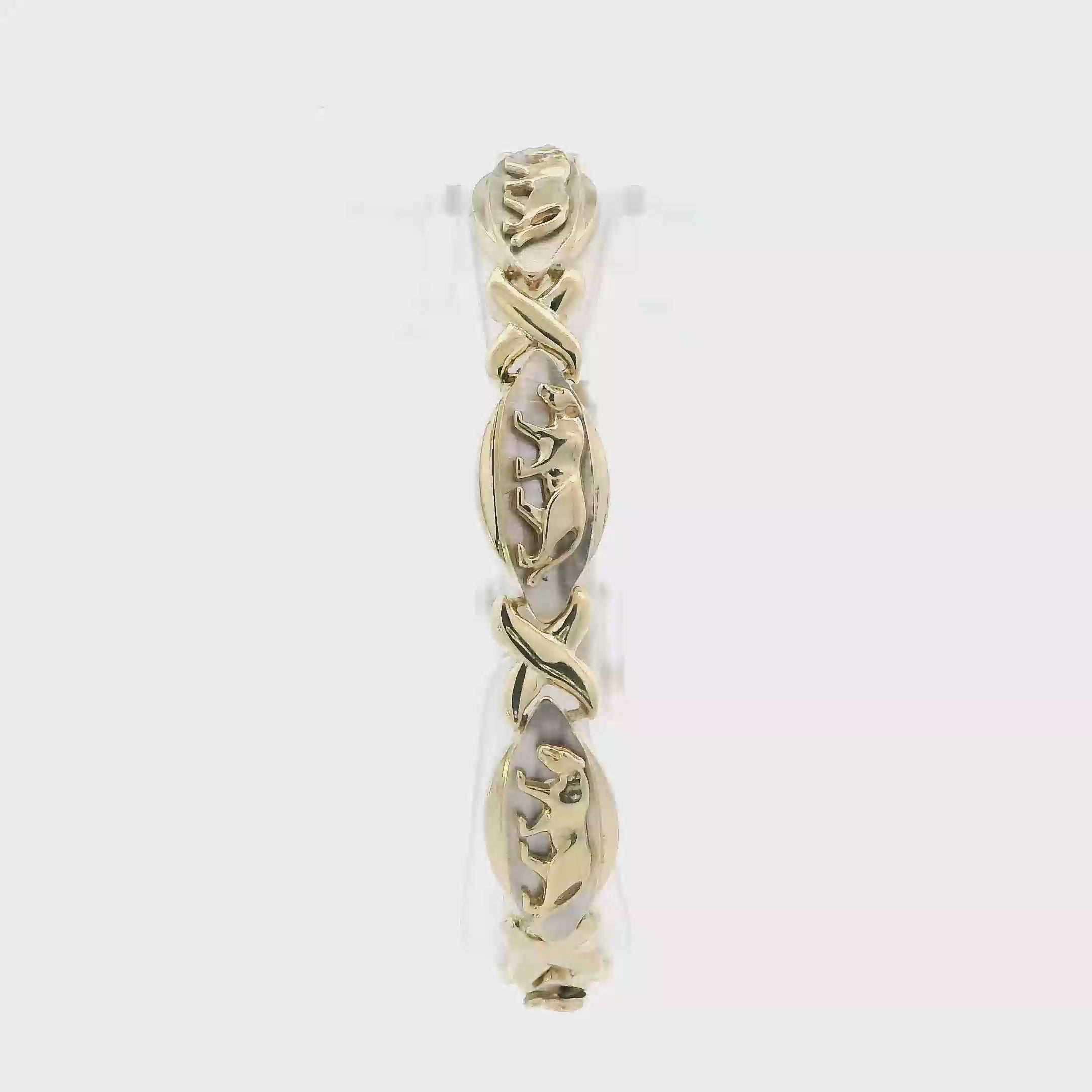 14K Yellow & White Gold 7