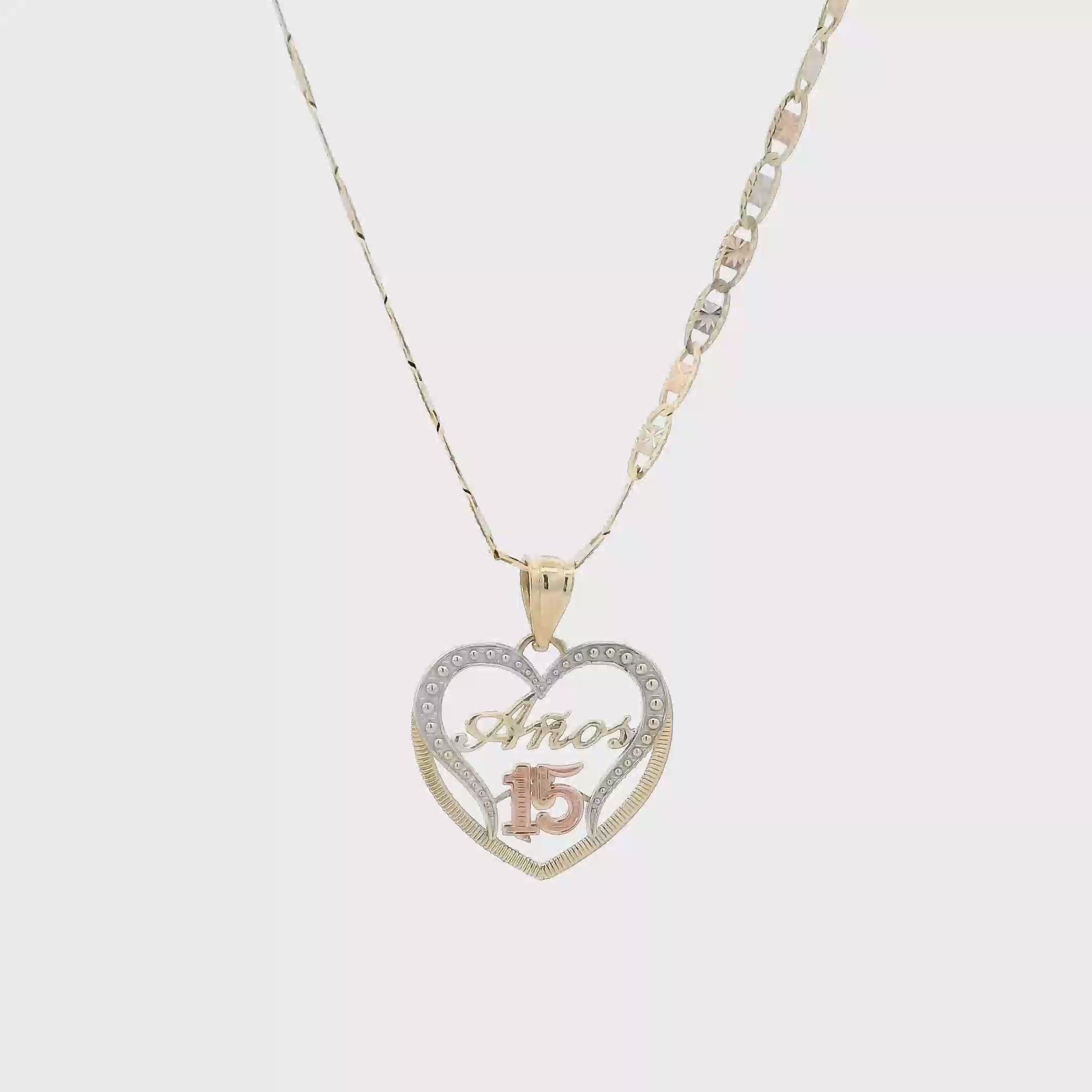 14K Tri Color 