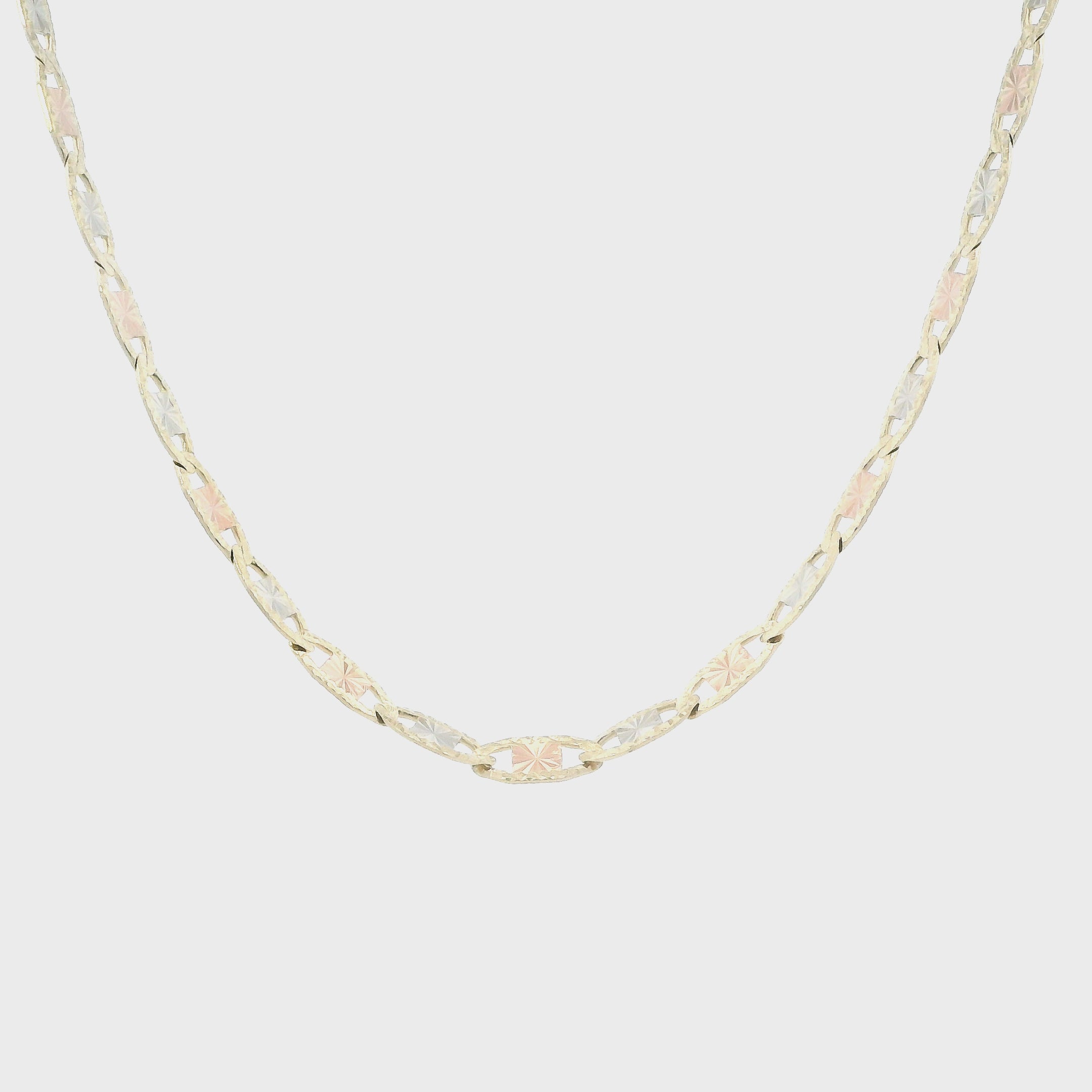 14K Tri Color Gold 24