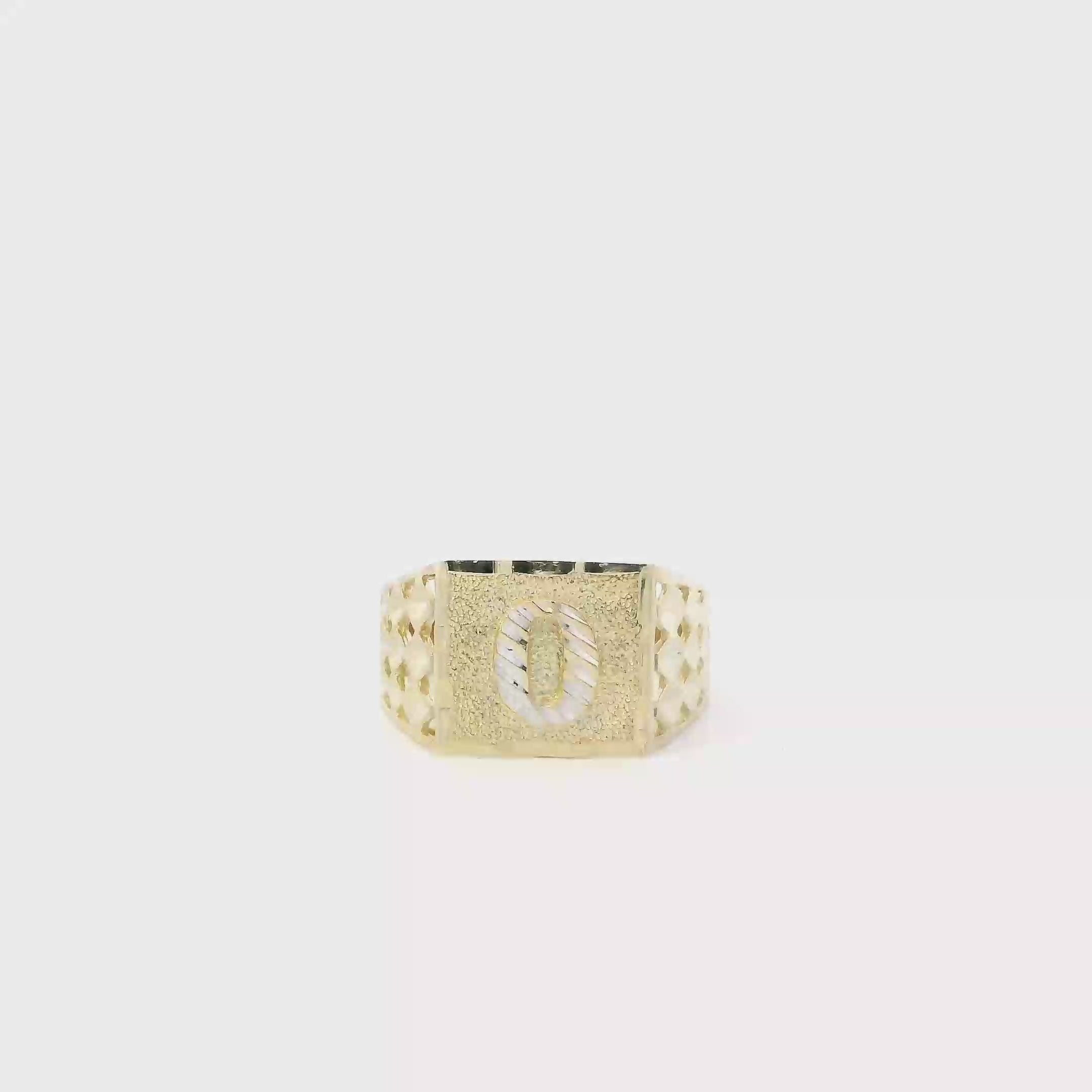 10K Yellow Gold Letter 