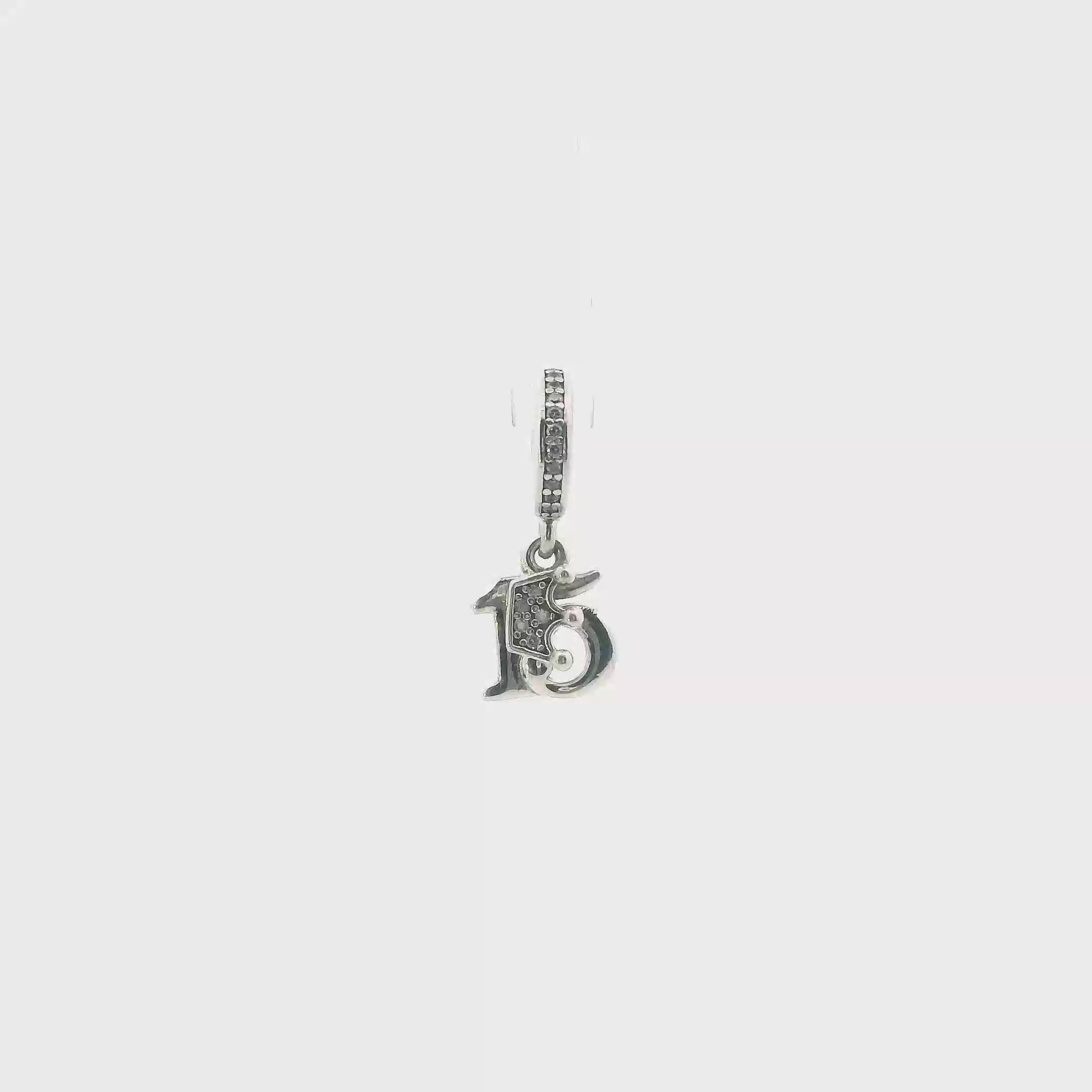 Pandora 15th B-Day W/ Crown Charm