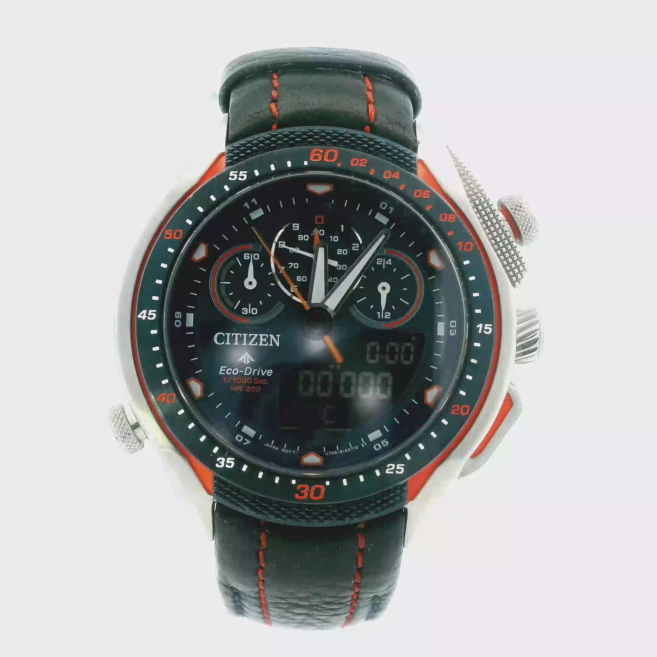 Citizen Promaster Eco Drive Chronograph Mens Wristwatch - U706-S119464