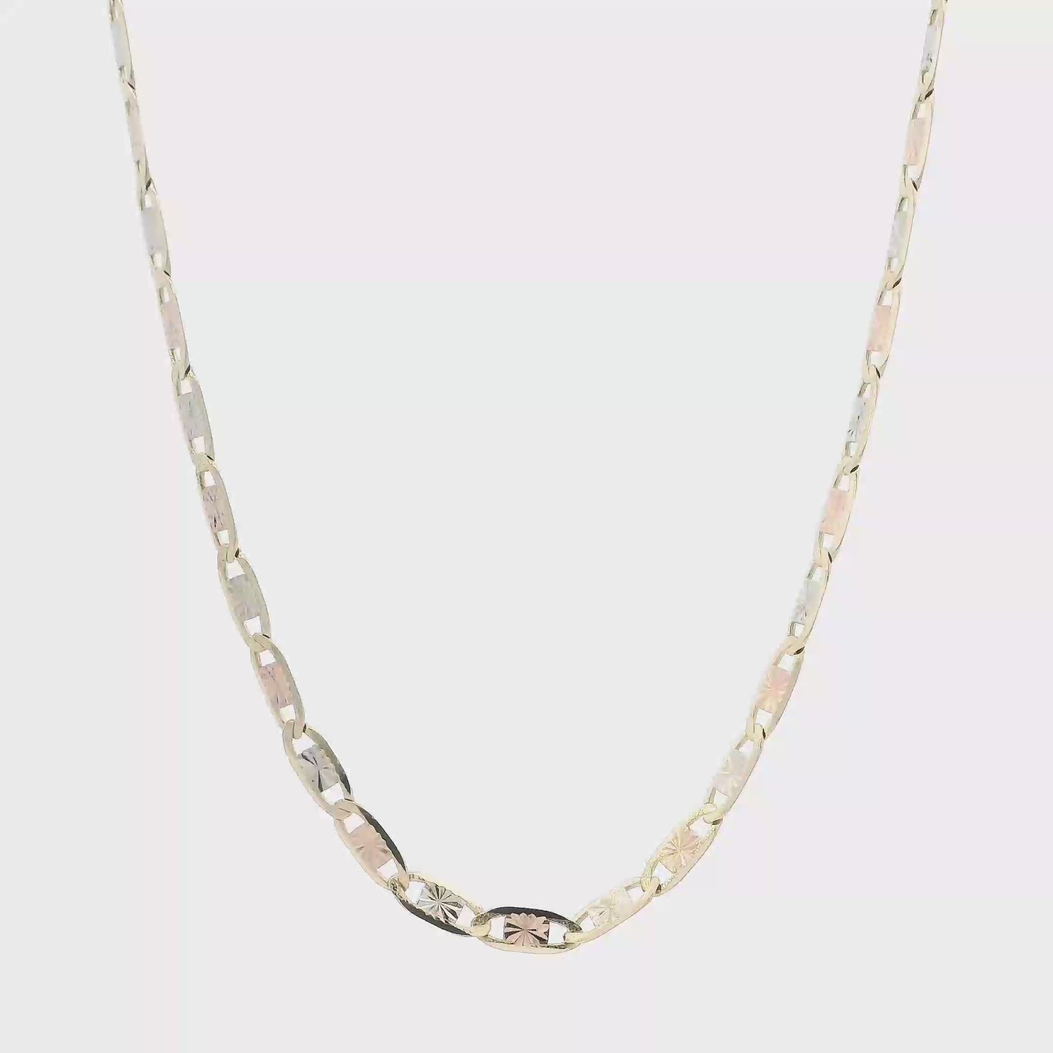 14K Tri Color Gold 24