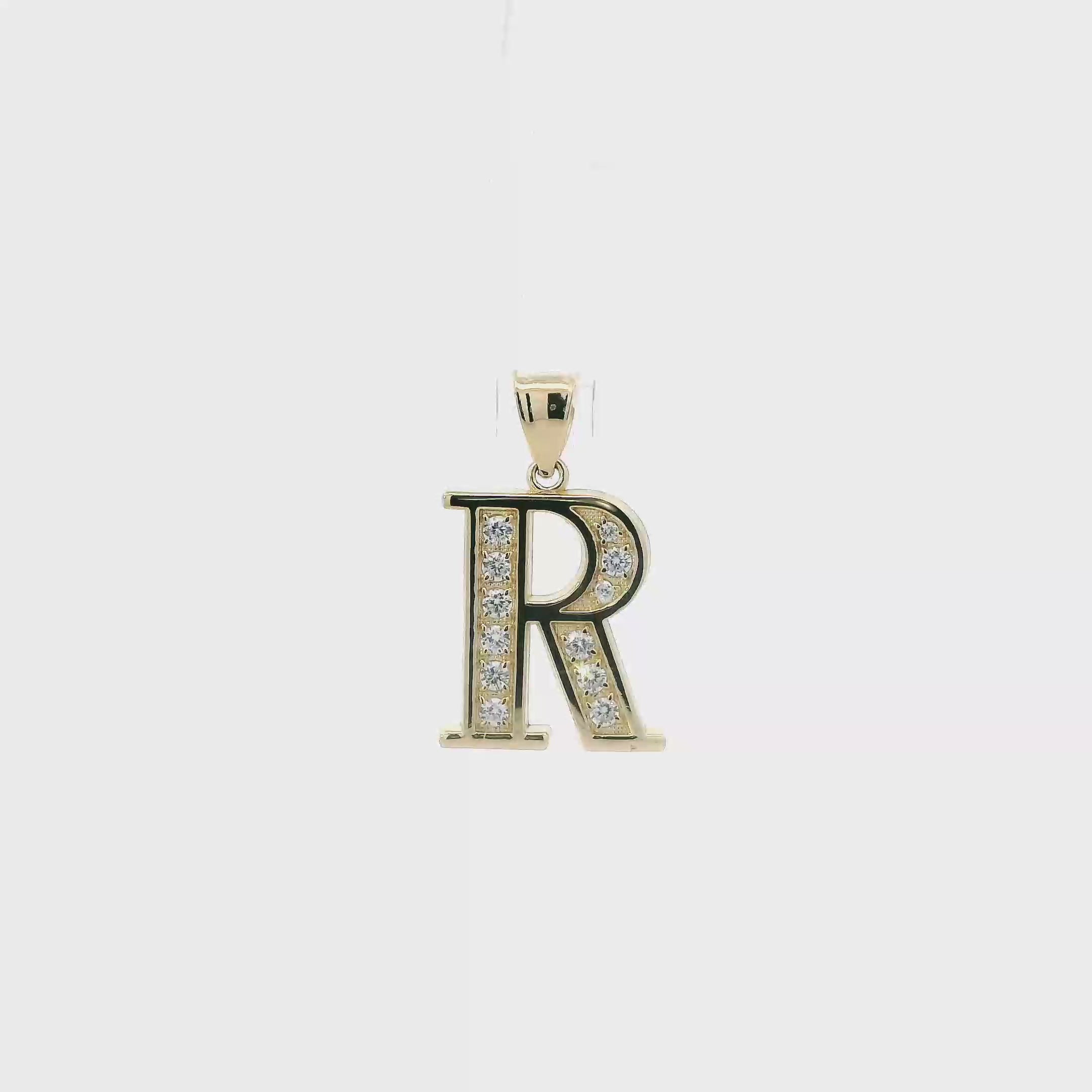10K Yellow Gold Letter 