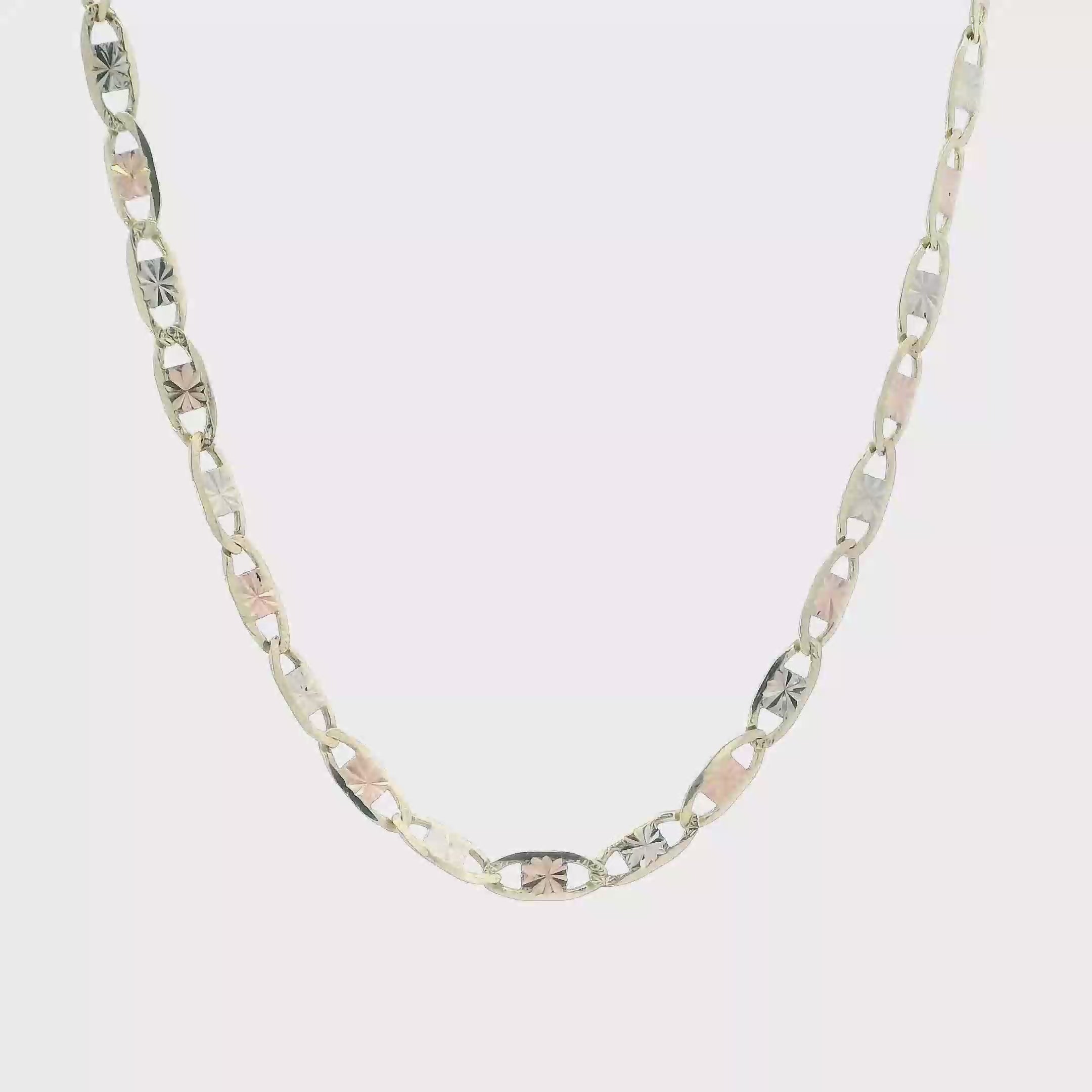 14K Tri Color Gold 25