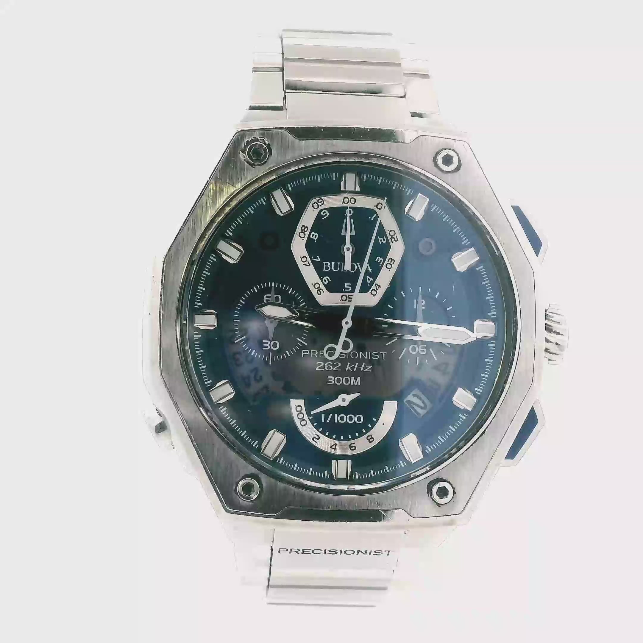 Bulova Precisonist Chronograph Mens Wistwatch - 96B349