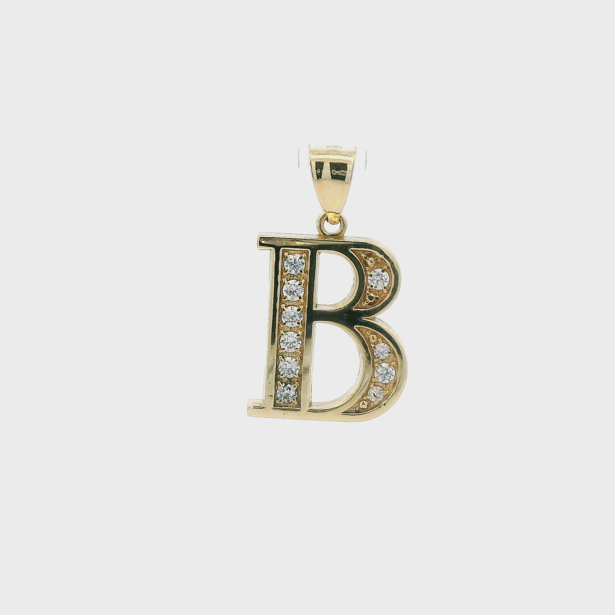 10K Yellow Gold Letter 