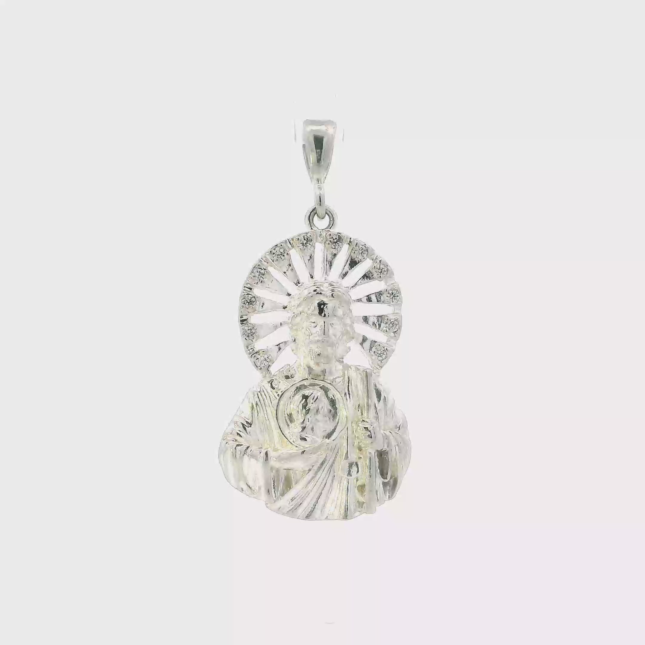 Sterling Silver Saint Jude Pendant