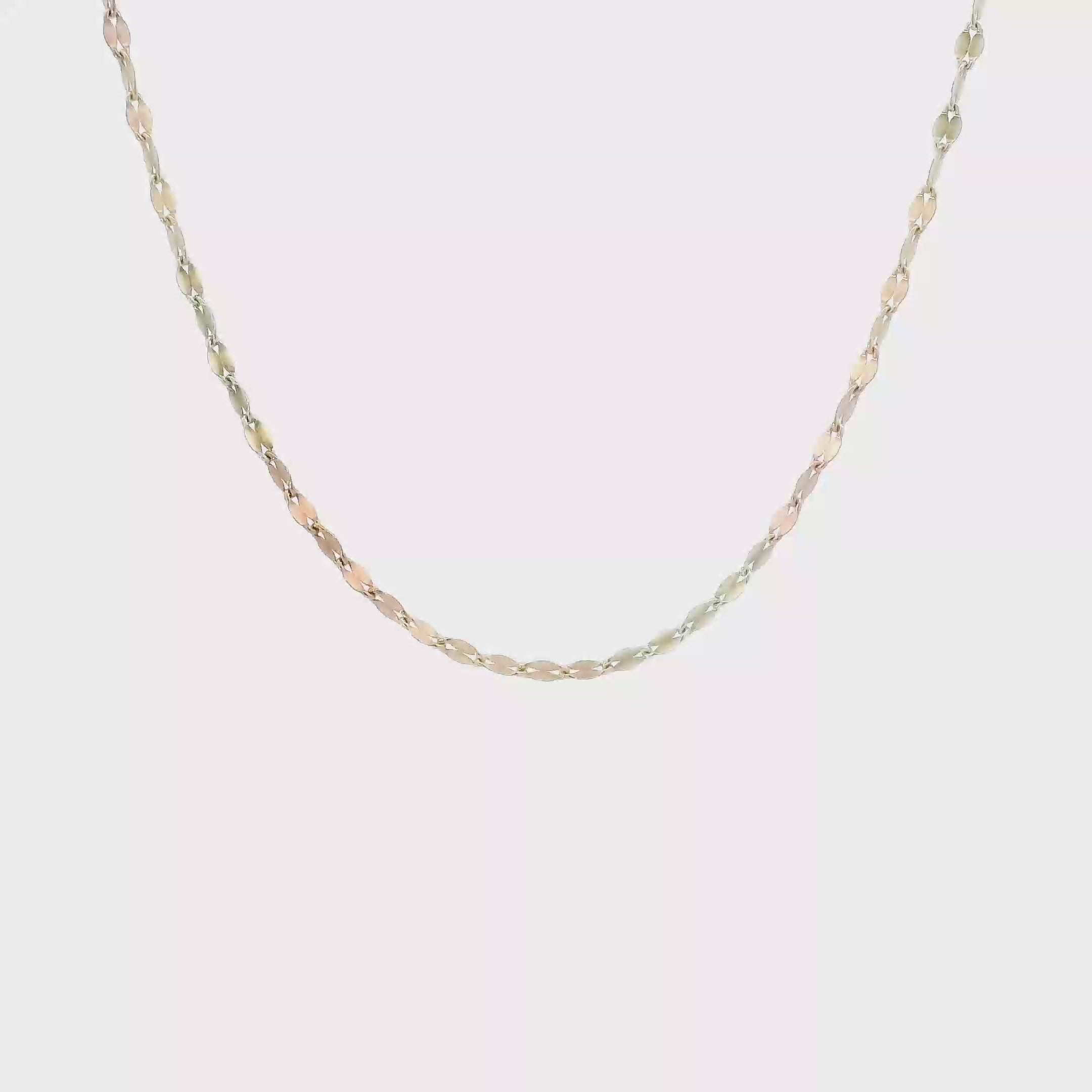 10K Tri Color Gold 18