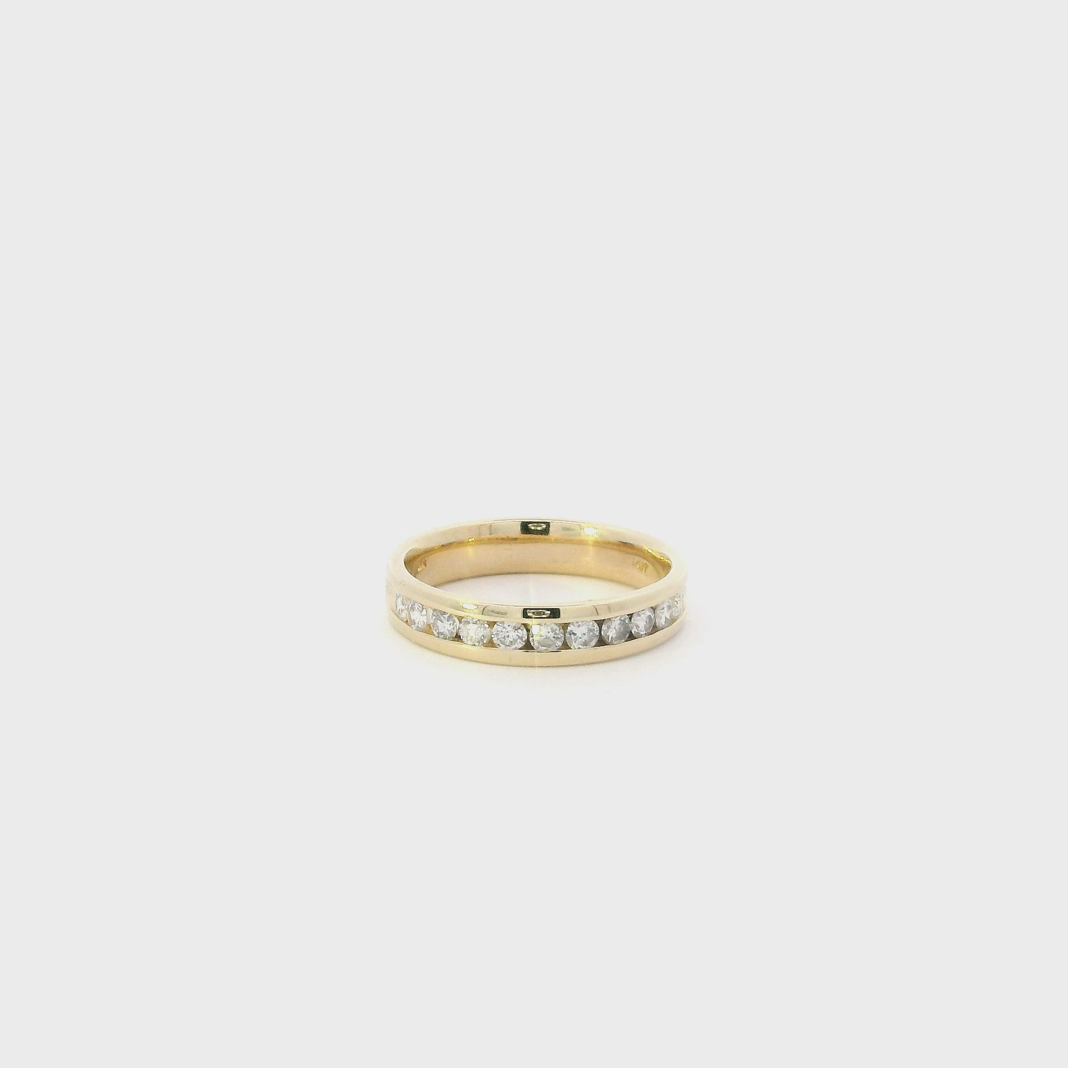 14K Yellow Gold Diamond Ring - 0.44ct
