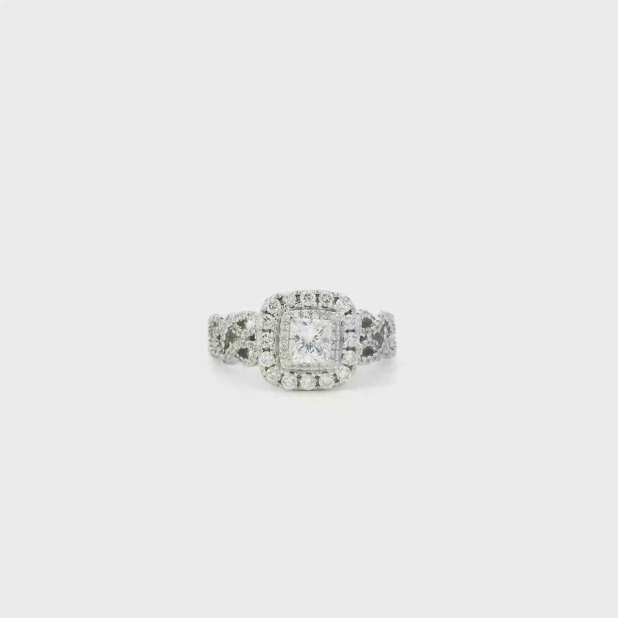 14K White Gold 