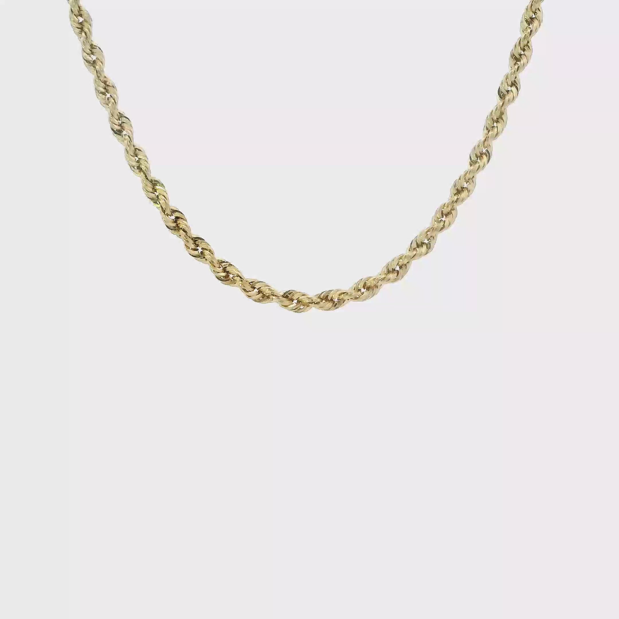 14K Yellow Gold 16