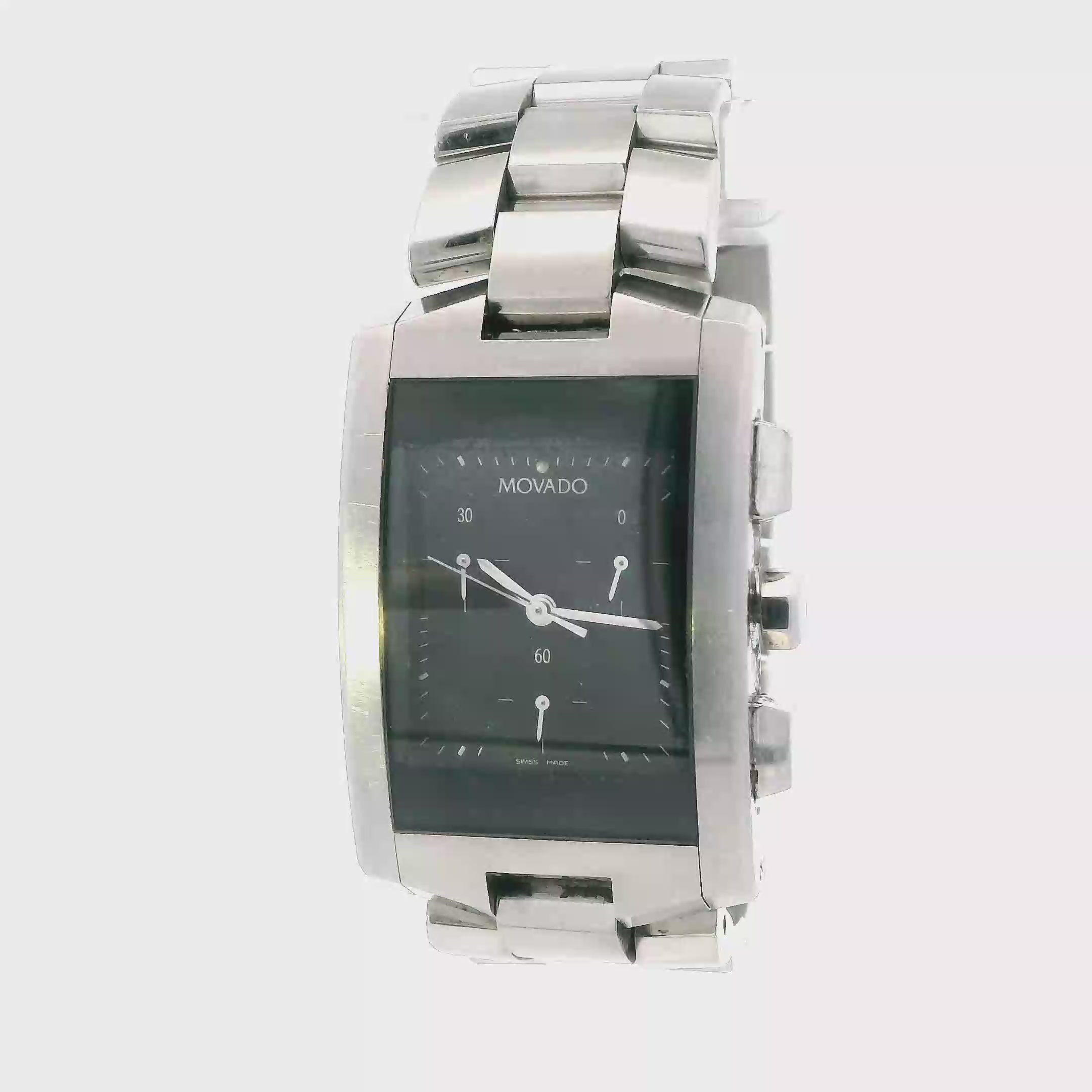 Movado Eliro Chronograph Stainless Steel Mens Wristwatch - 0604681