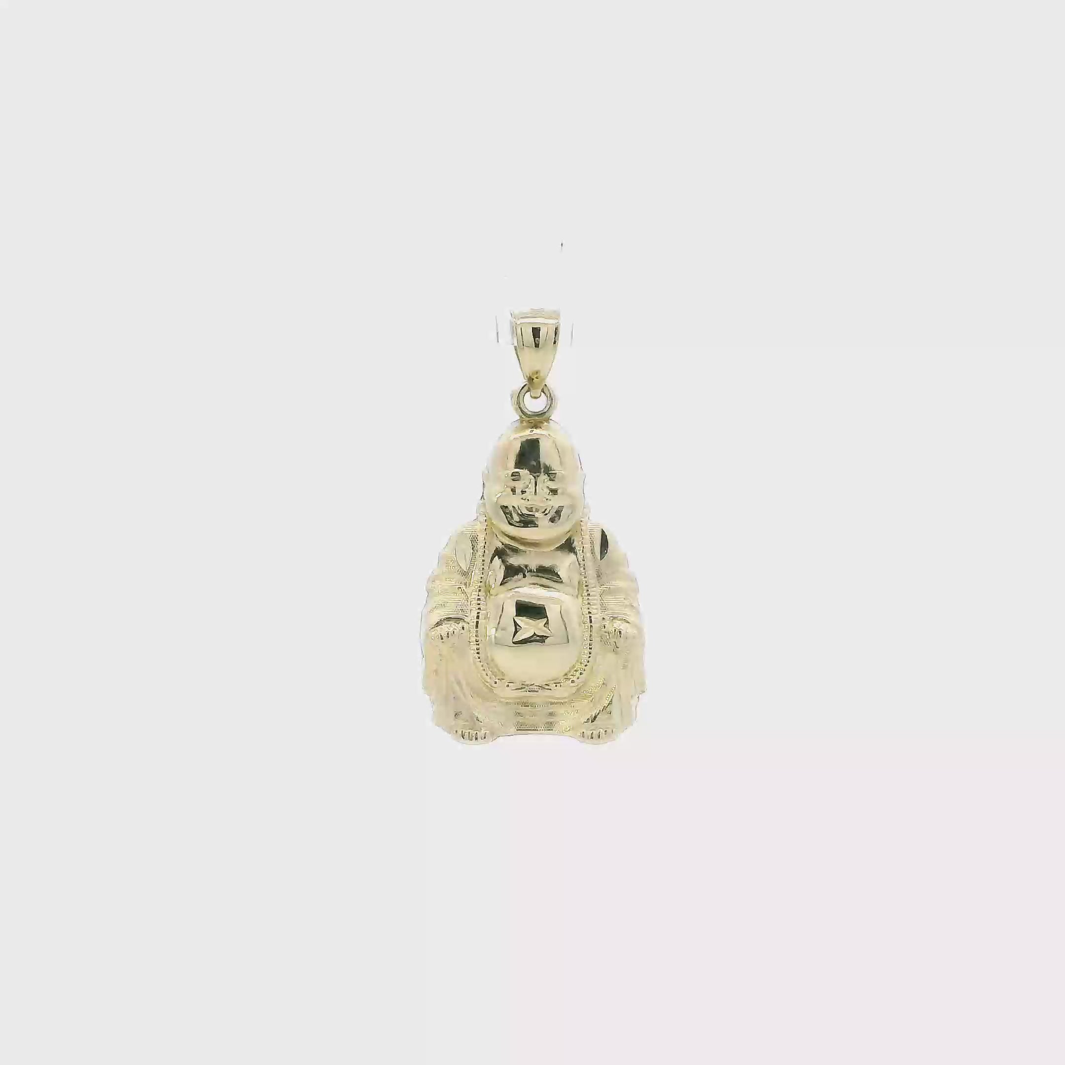 10K Yellow Gold Buddah Pendant