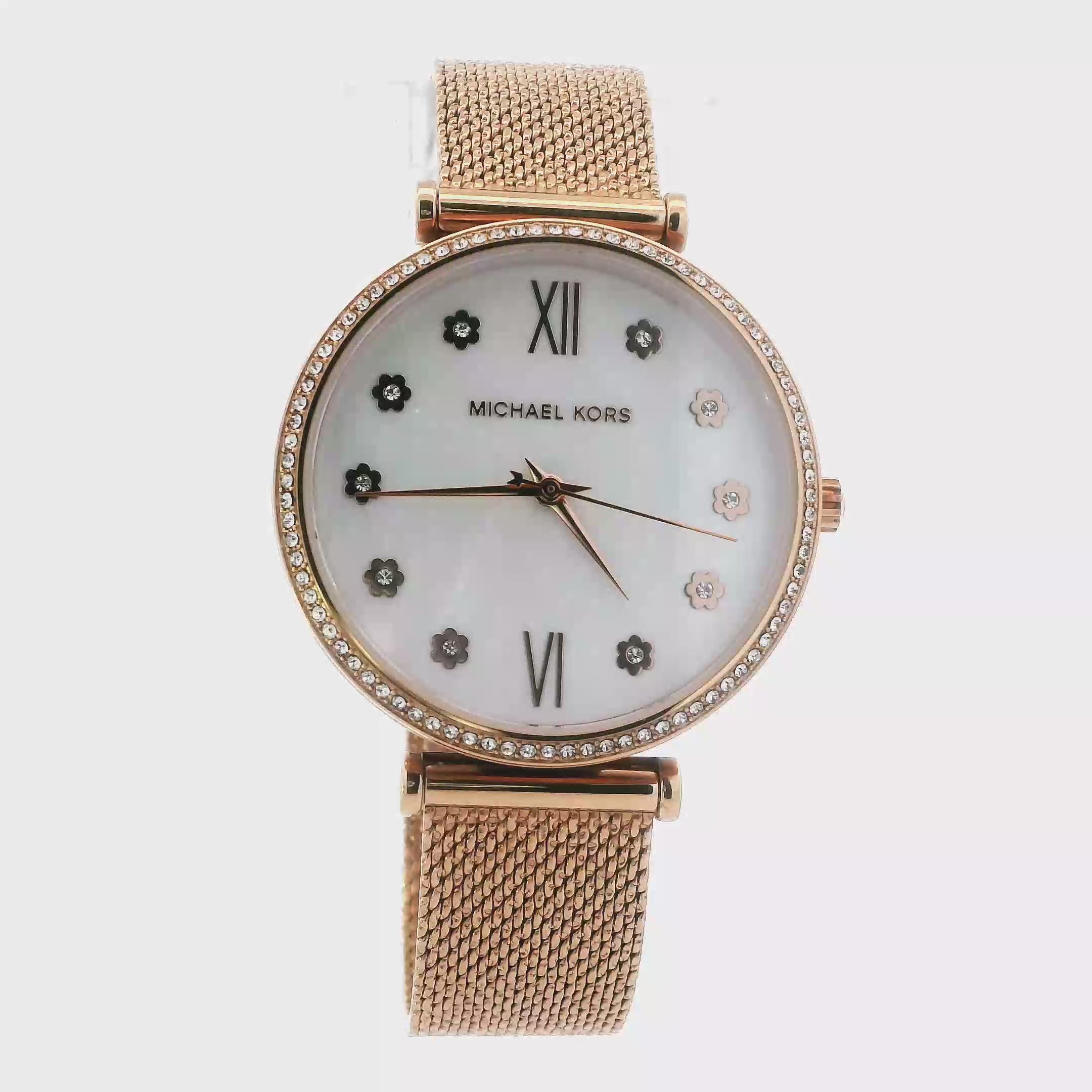 Michael Kors Womens Rose Gold Tone Steel Womens Wristwatch - MK4531