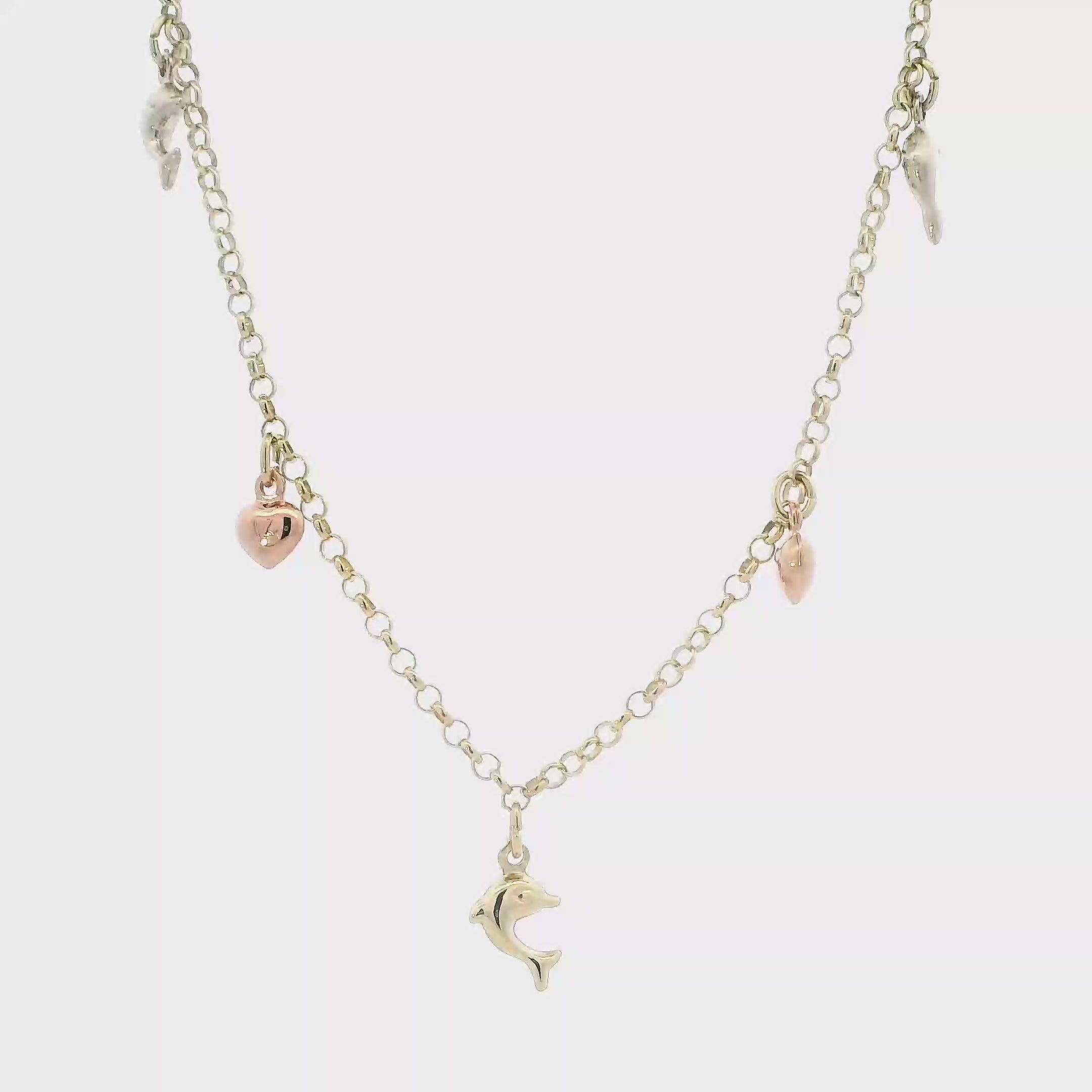 14K Yellow & Rose Gold 10