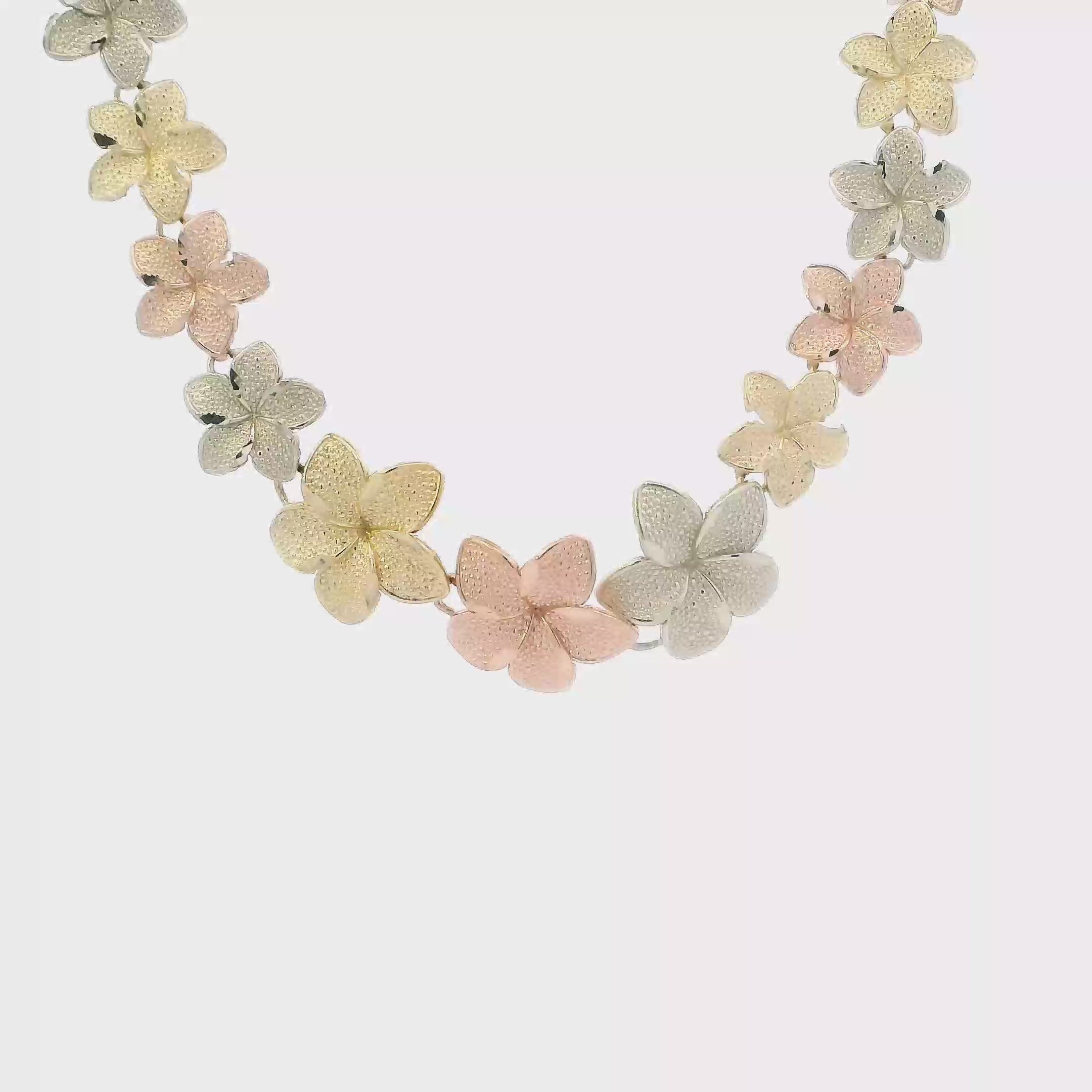 14K Tri Color Gold 17.25