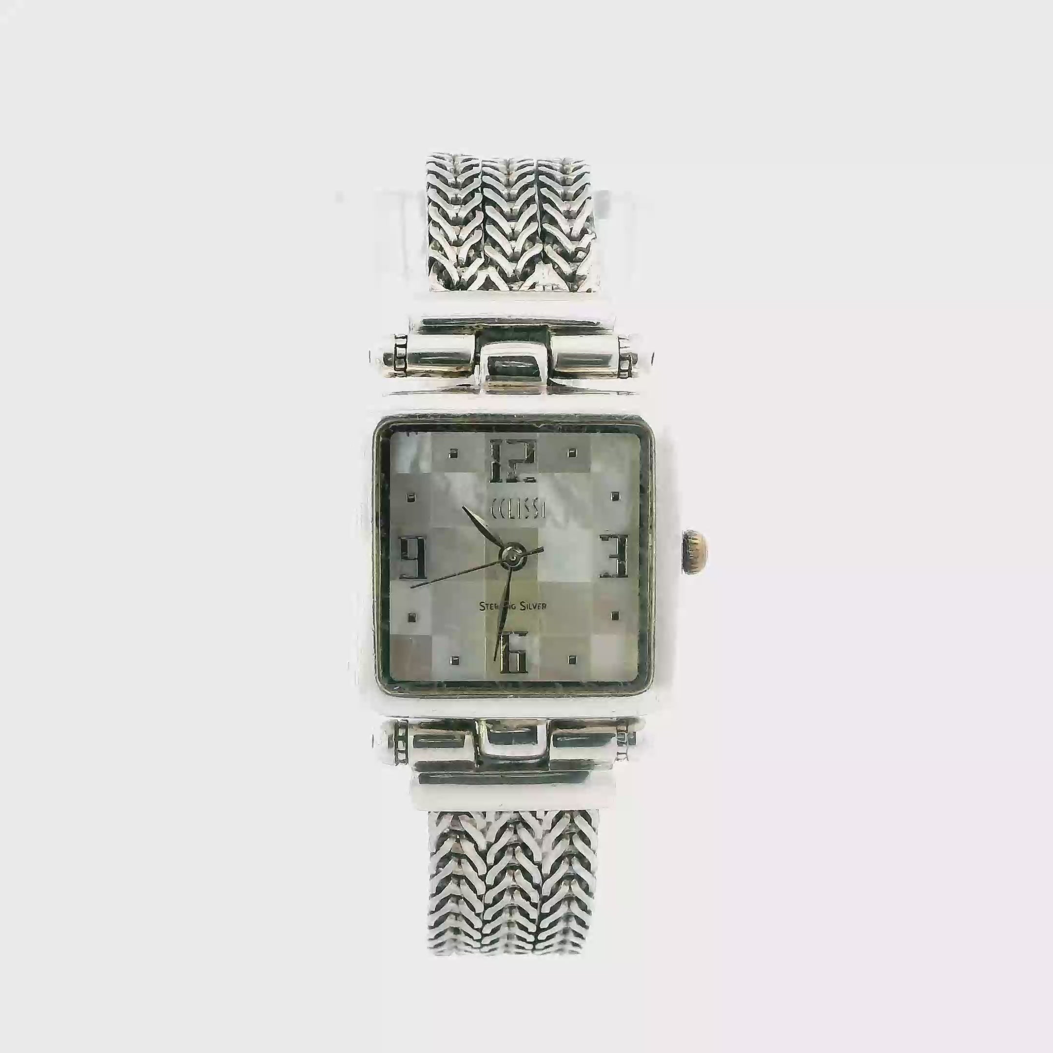 Cclissi Silver Quartz Movement Womens Wristwatch - 33435