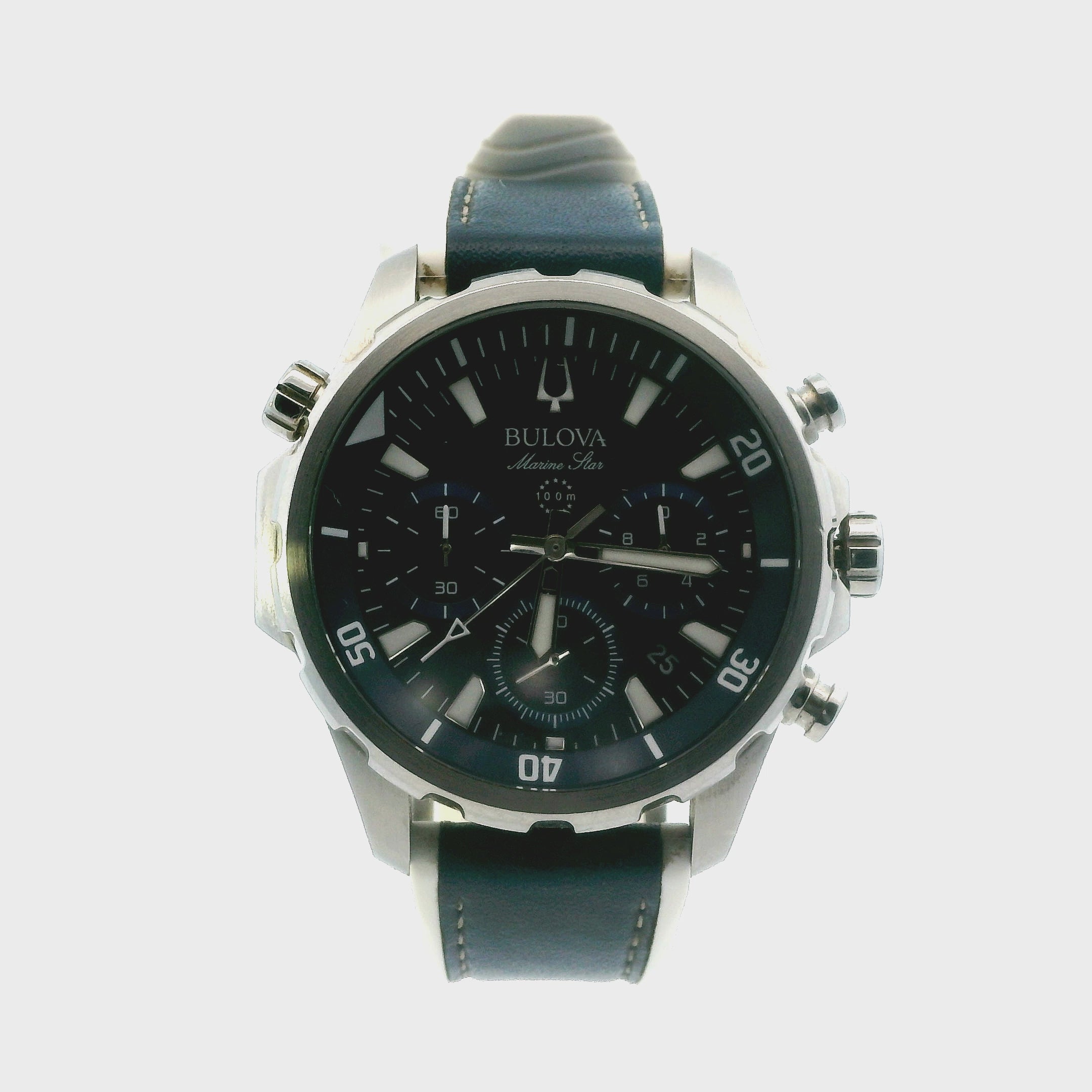 Bulova Marine Star Chronograph Blue Dial Men's Watch
