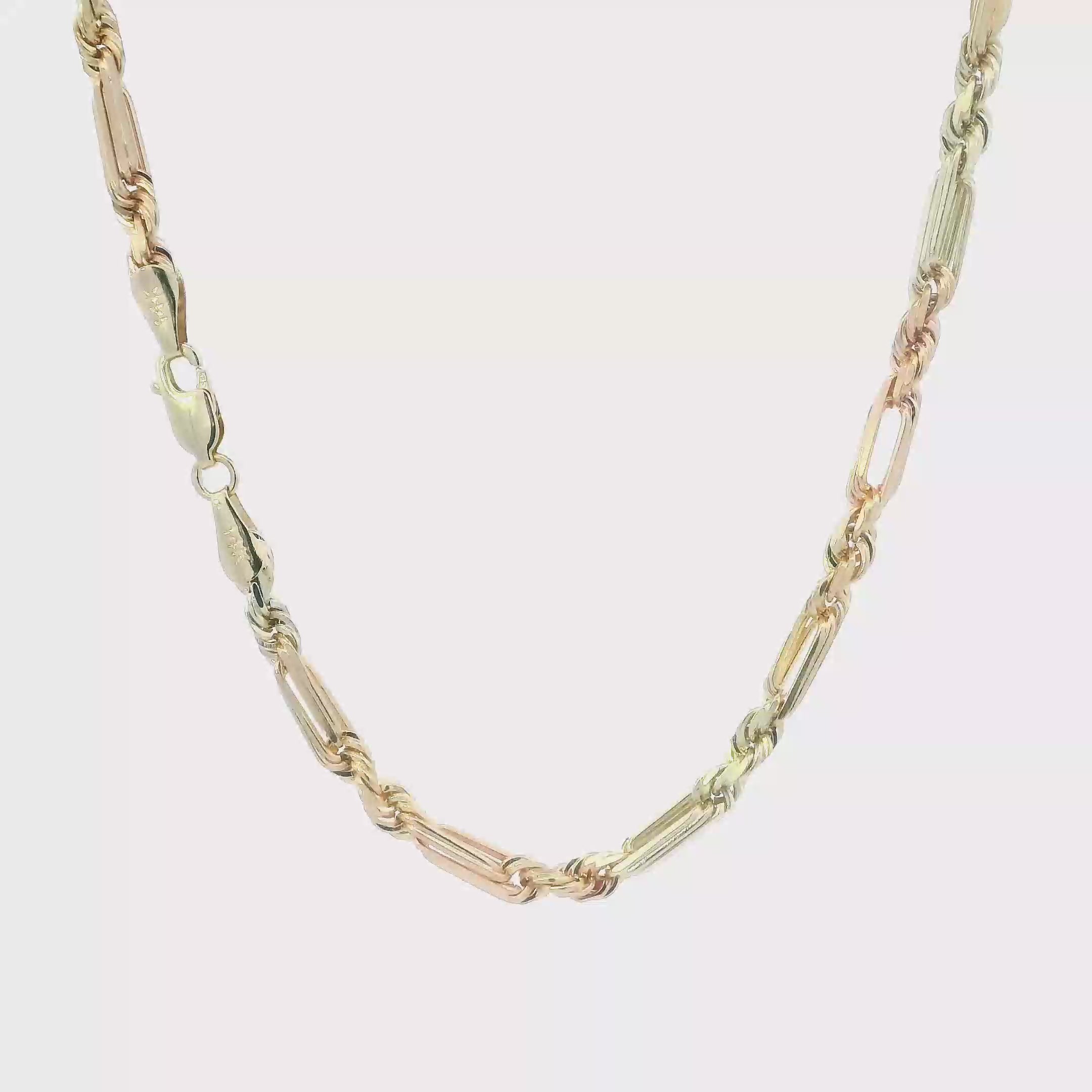 14K Tri Color Gold 26