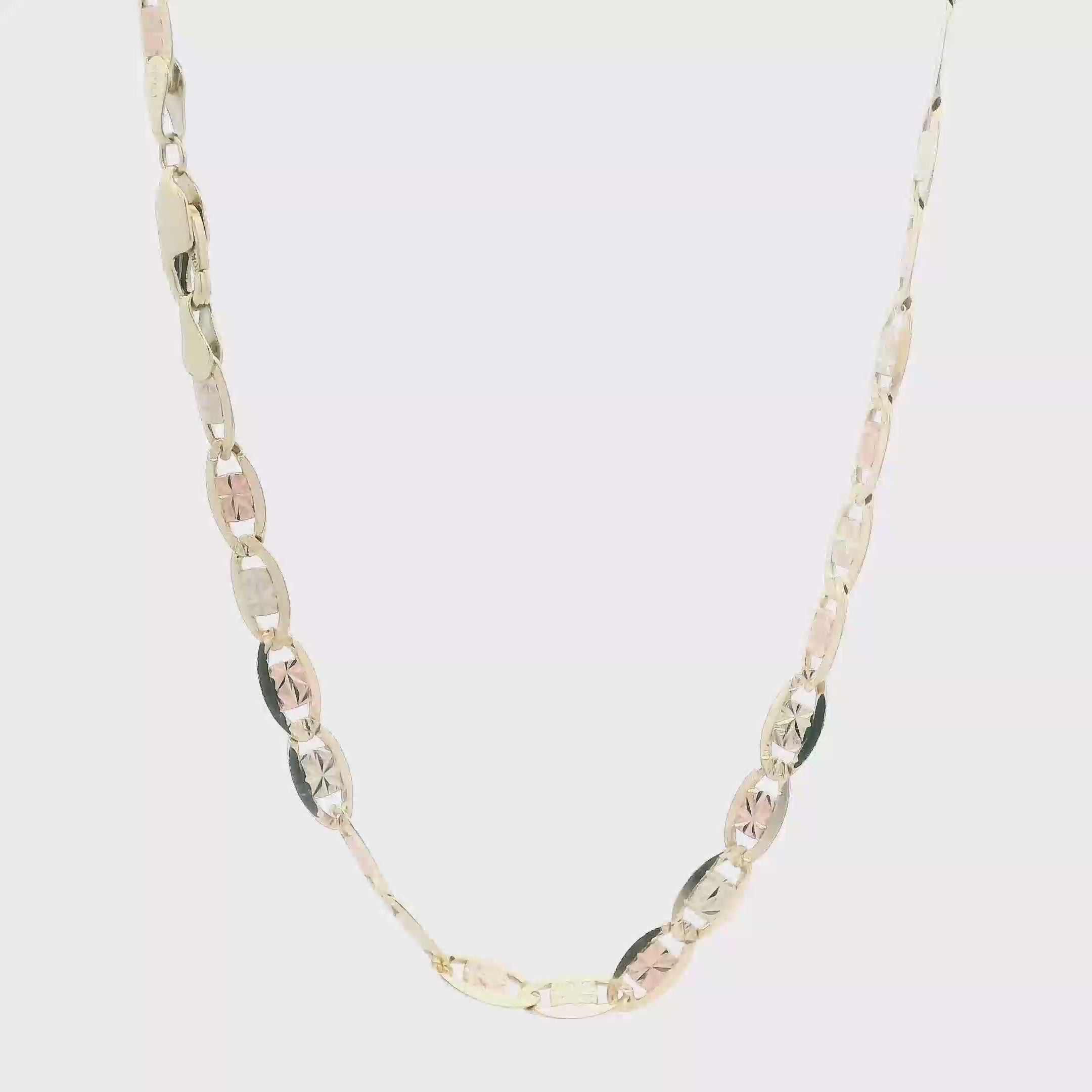 10K Tri Color Gold 22