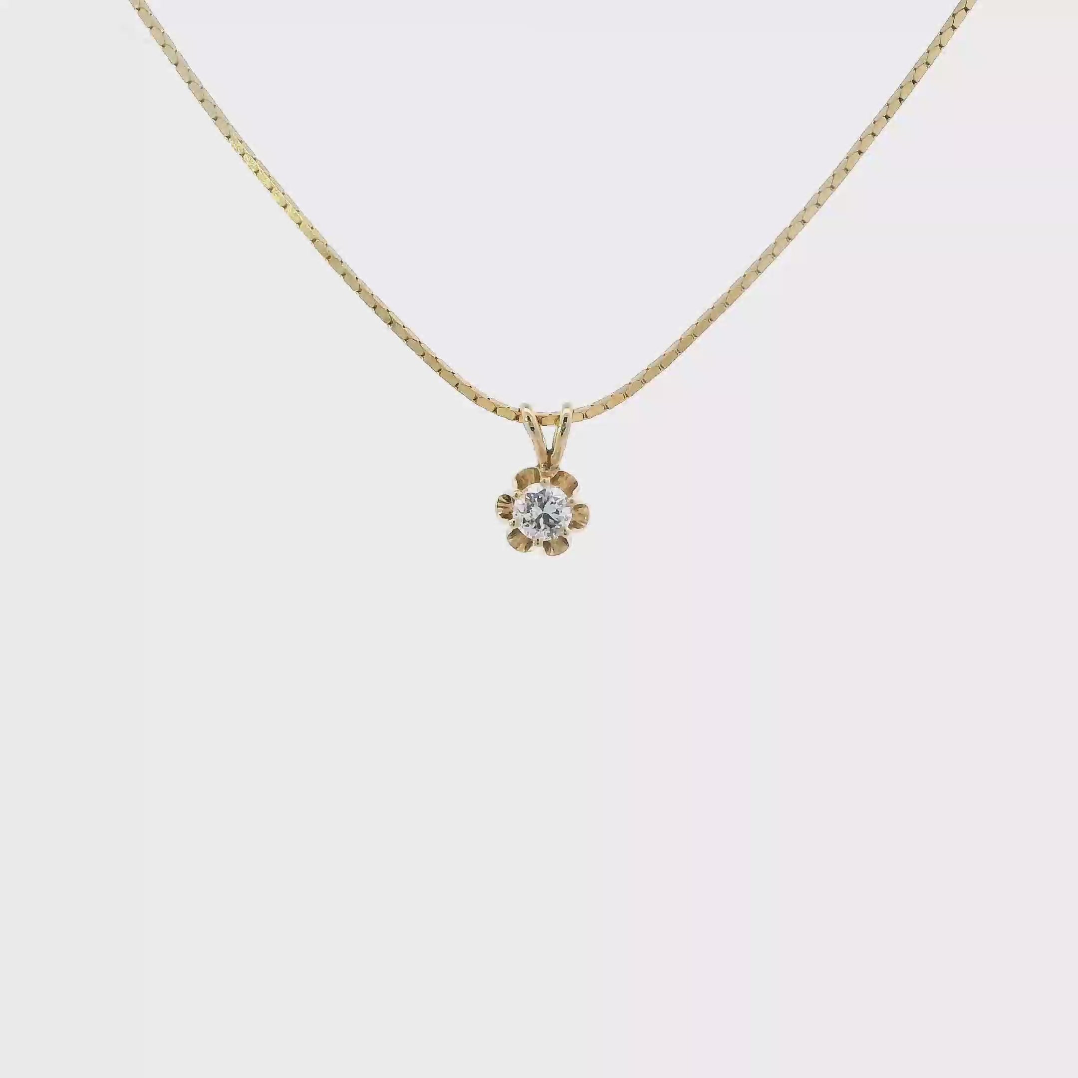 14K Oro Amarillo 18