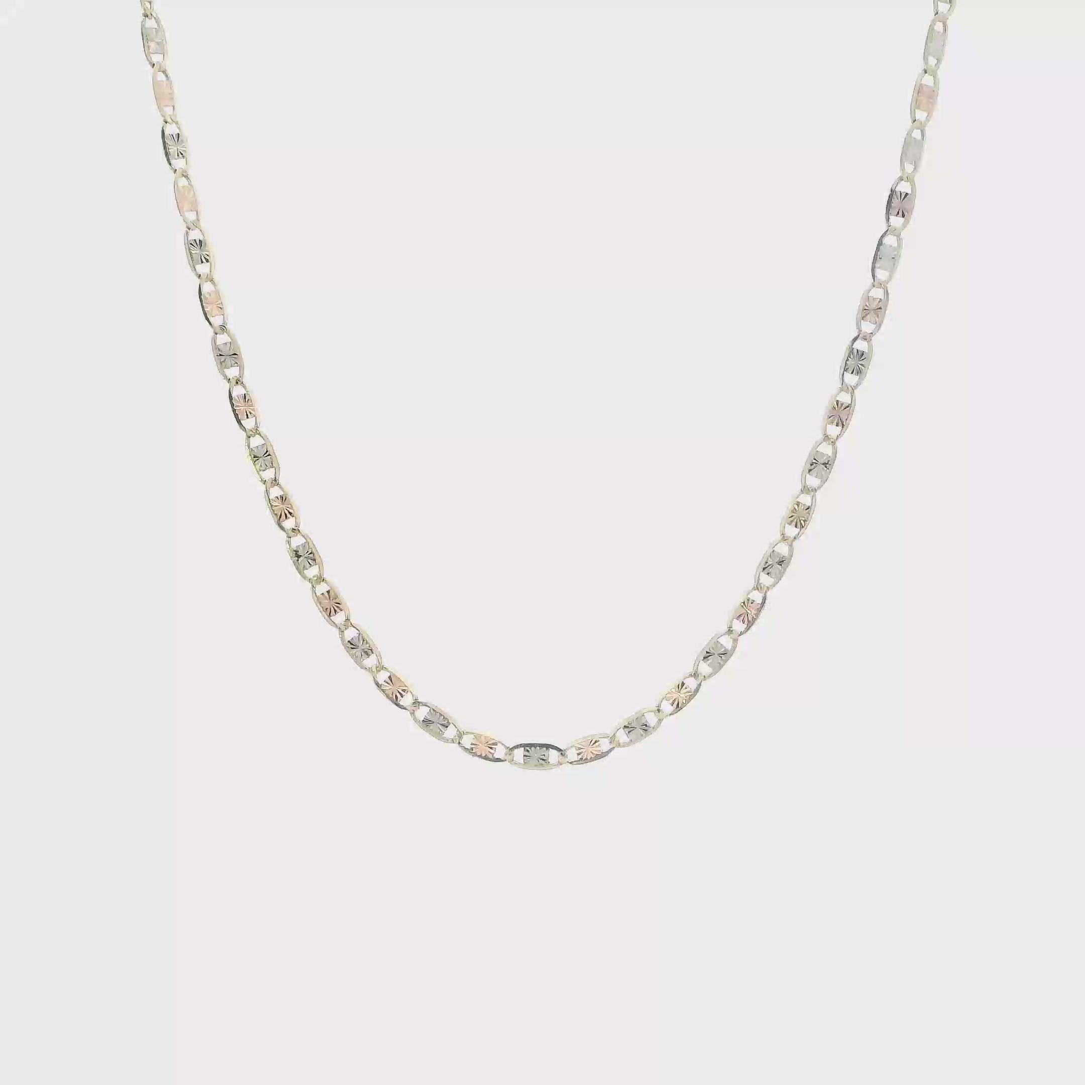 14K Tri Color Gold 20