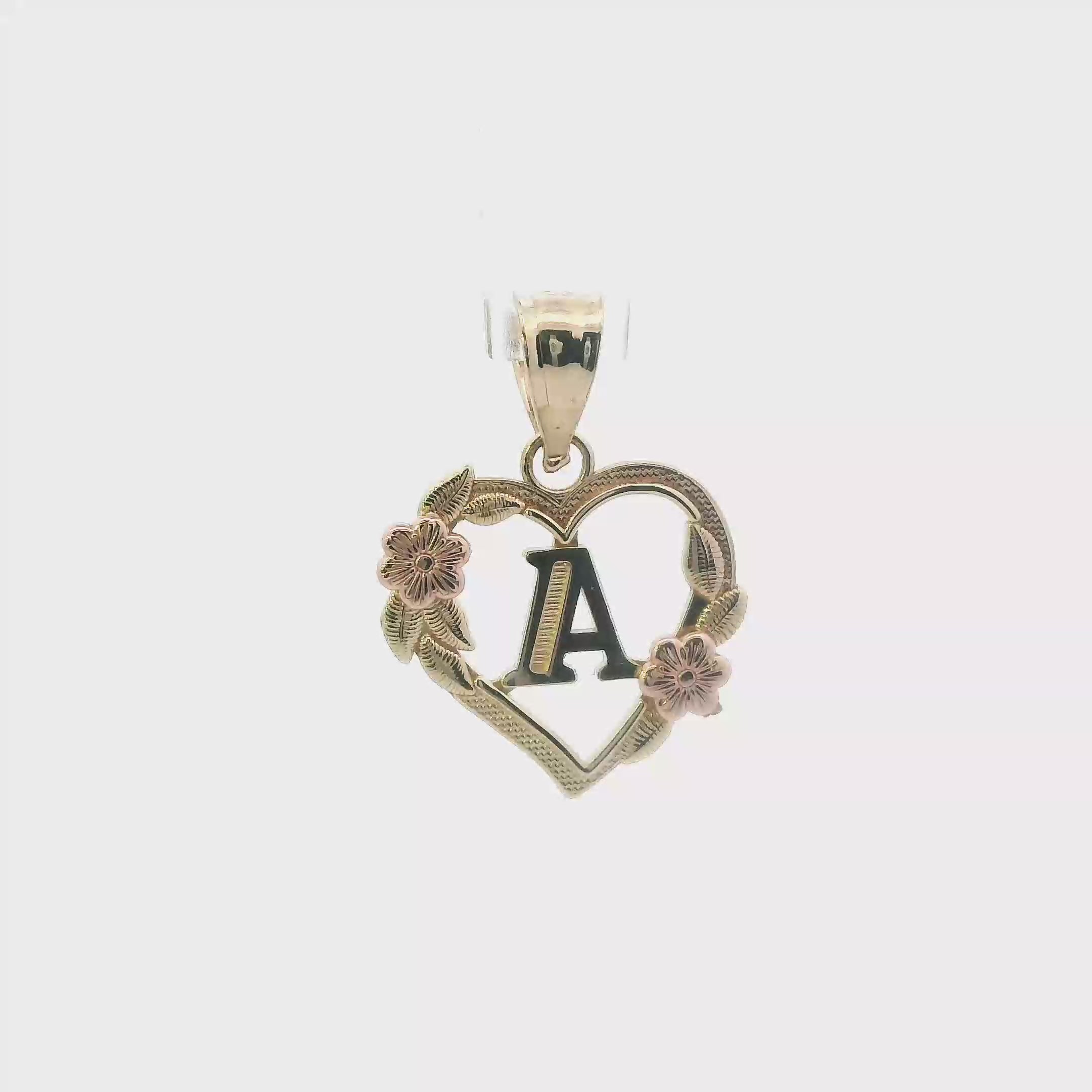 14K Yellow Gold Letter 